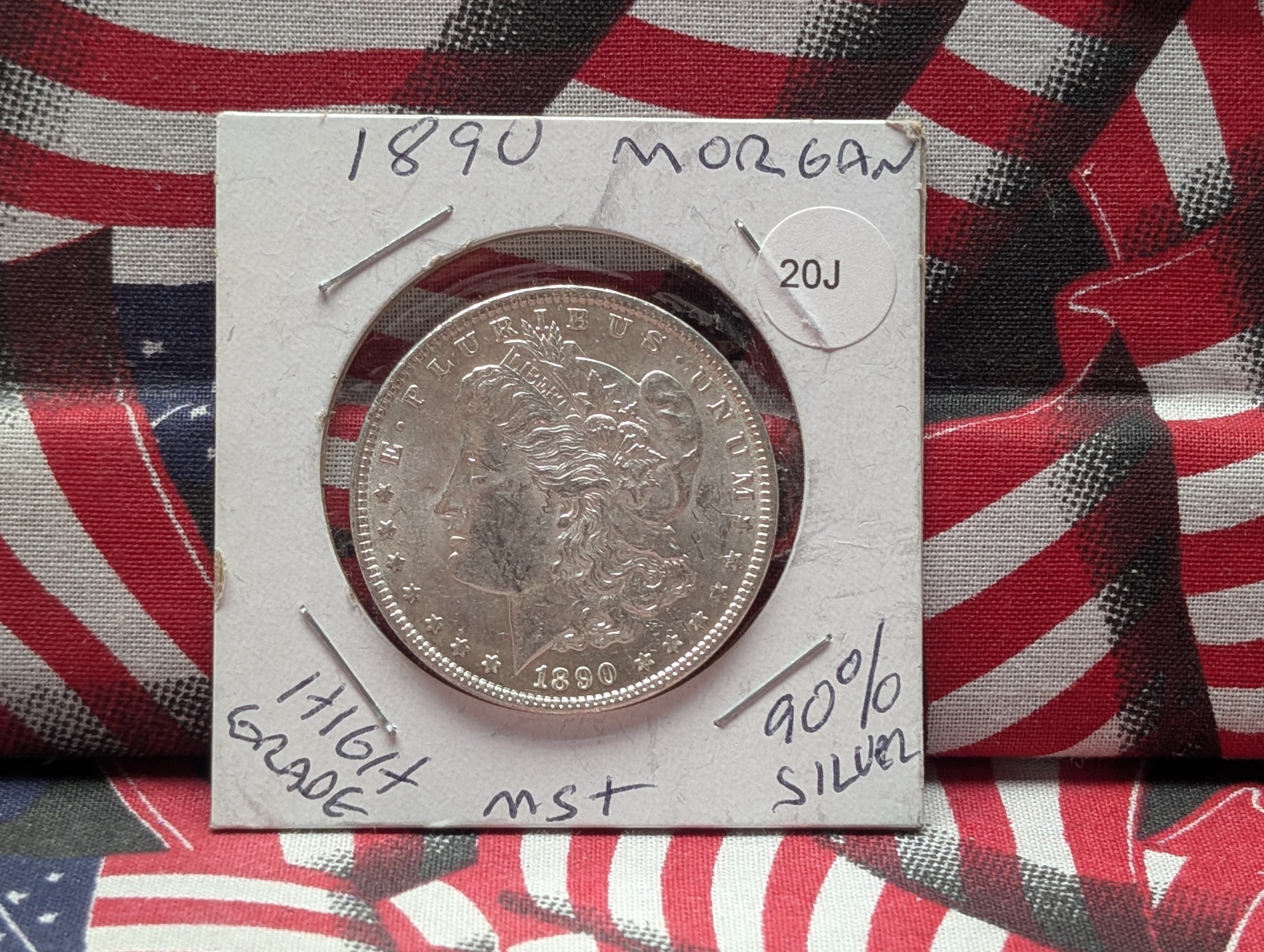 1890 Morgan Dollar - High Grade UNC - 90% Silver