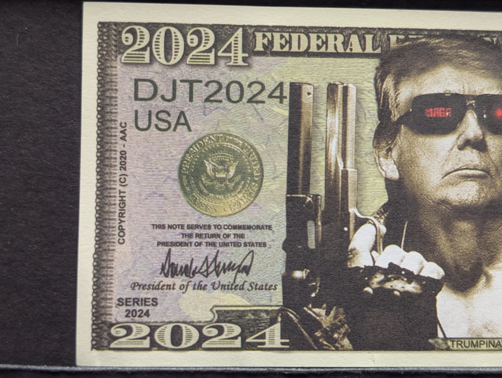 2024 Donald Trump Novelty Collectibles - Donald Trump Notes & Coins/Rounds - No Melt/Face Value
