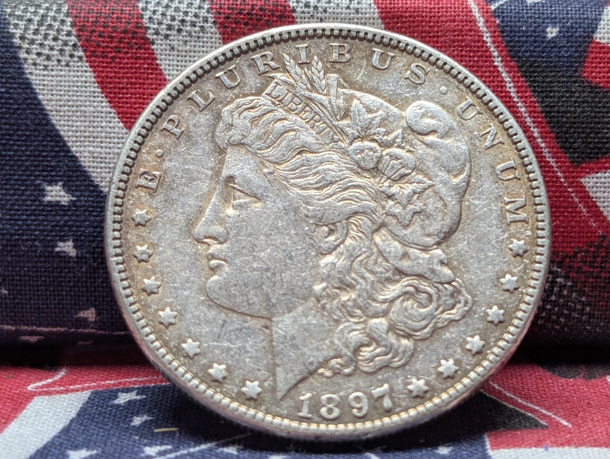 1897 Morgan Dollar - 90% Silver