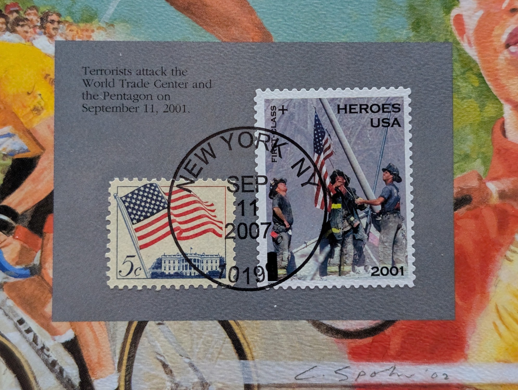 2001 P & D U.S. Uncirculated Mint Sets With Stamps (NO QUARTERS)