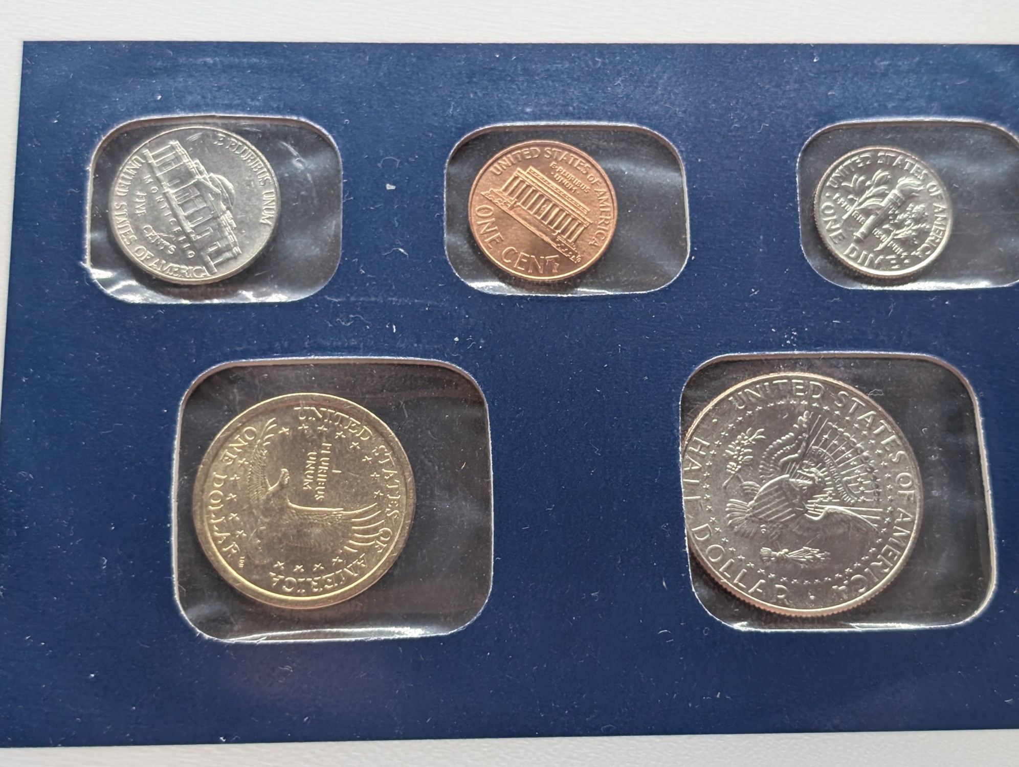 2003 P & D U.S. Uncirculated Mint Sets With Stamps (NO QUARTERS)