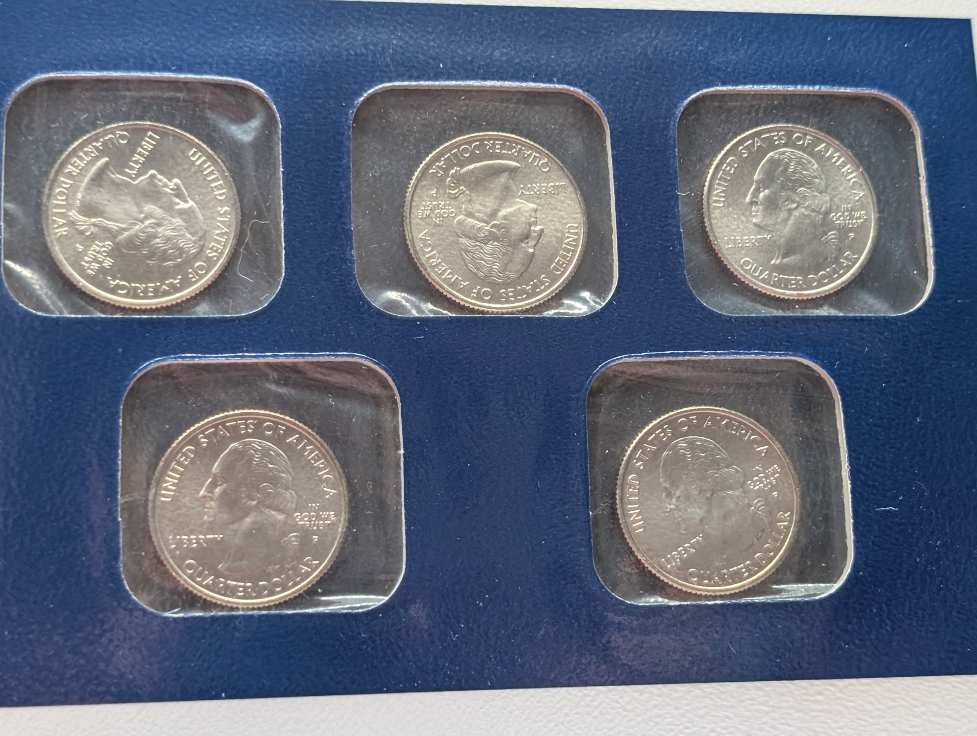 2006 P & D State Quarters Uncirculated Mint Sets With Stamps