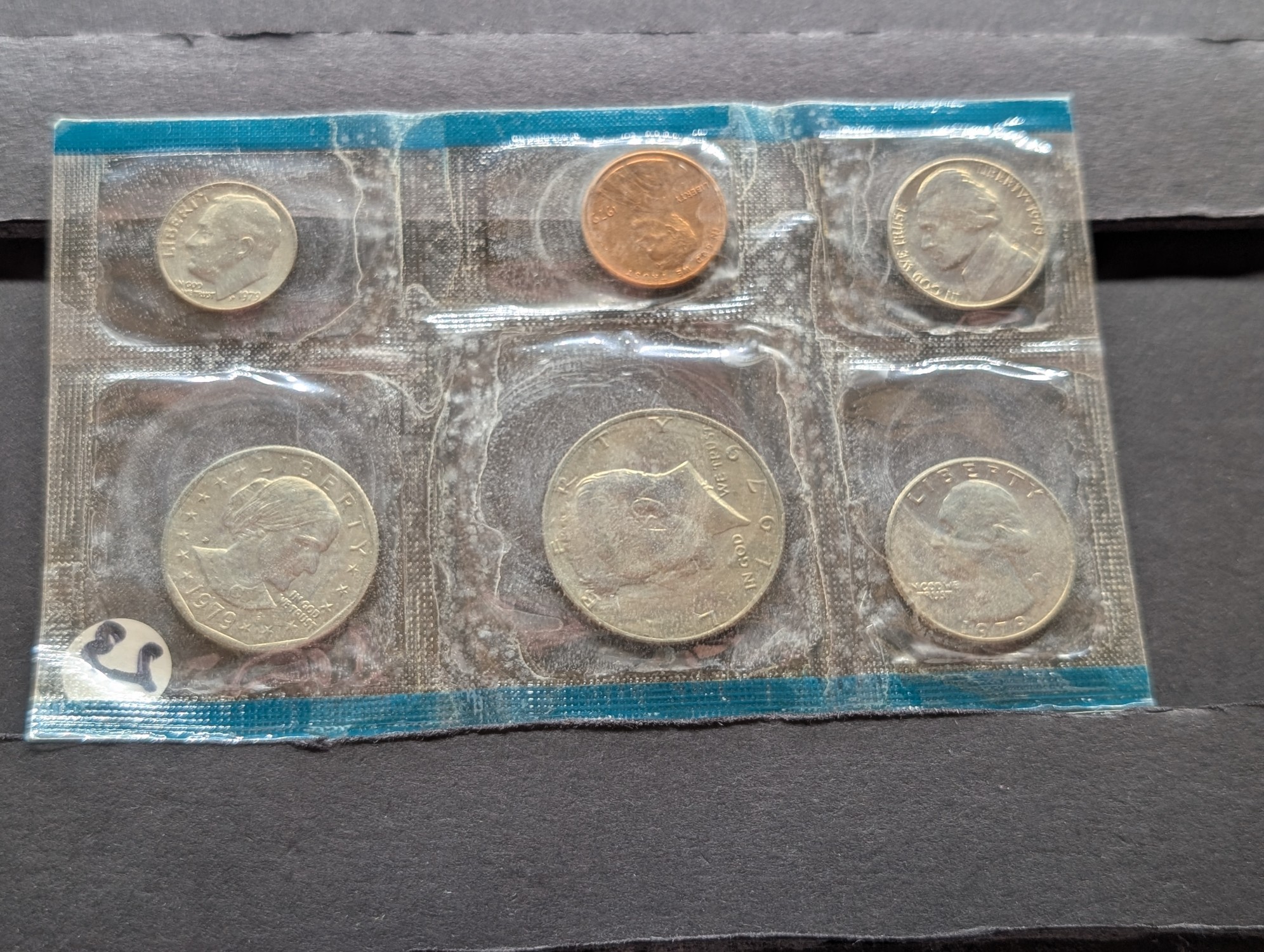 1979-P Only U.S. Uncirculated Mint Set with Susan B. Anthony Dollar, No Envelope