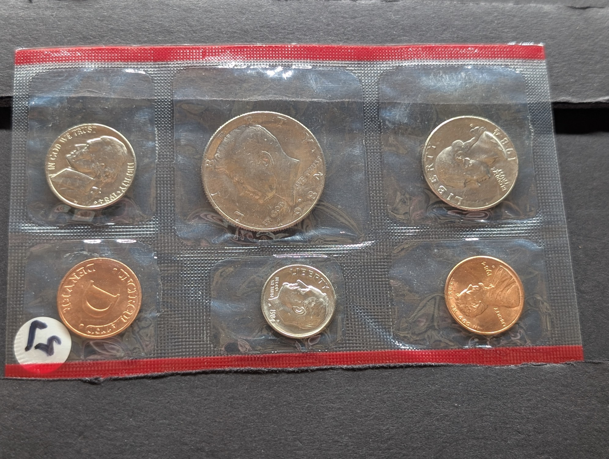 1984-D Only U.S. Uncirculated Mint Set, No Envelope