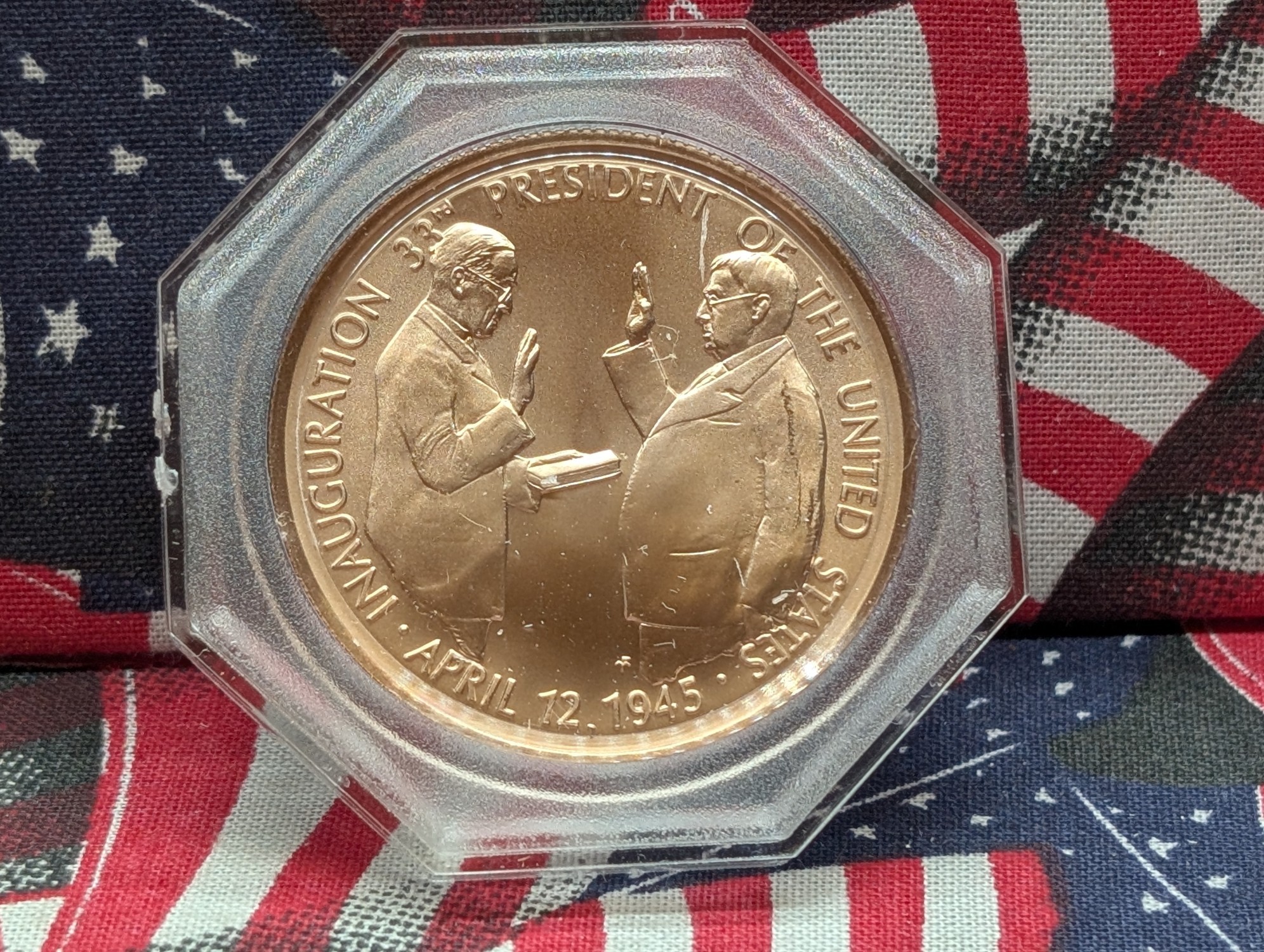 1975 President Roosevelt Inauguration Round