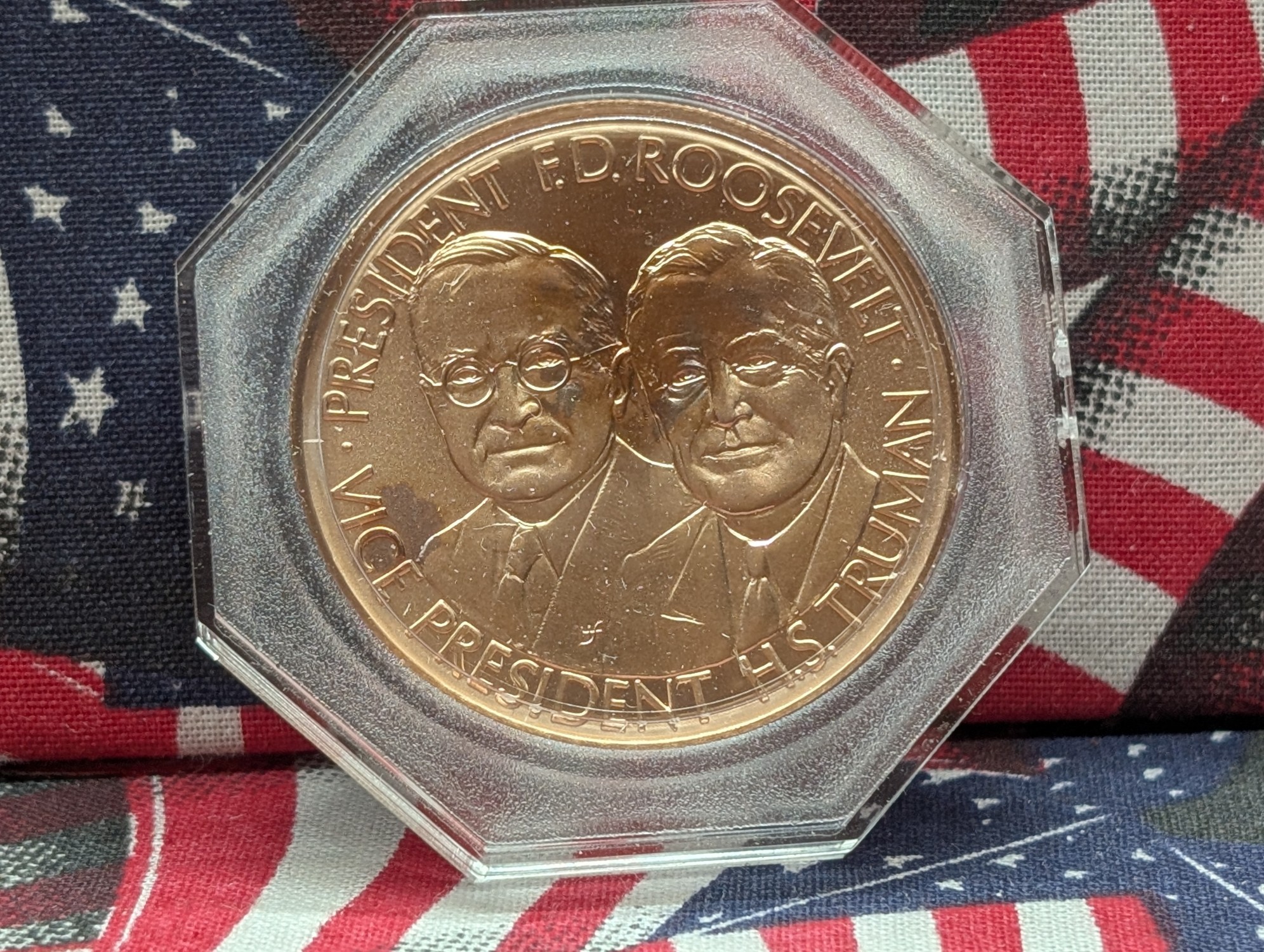 1975 President Roosevelt Inauguration Round