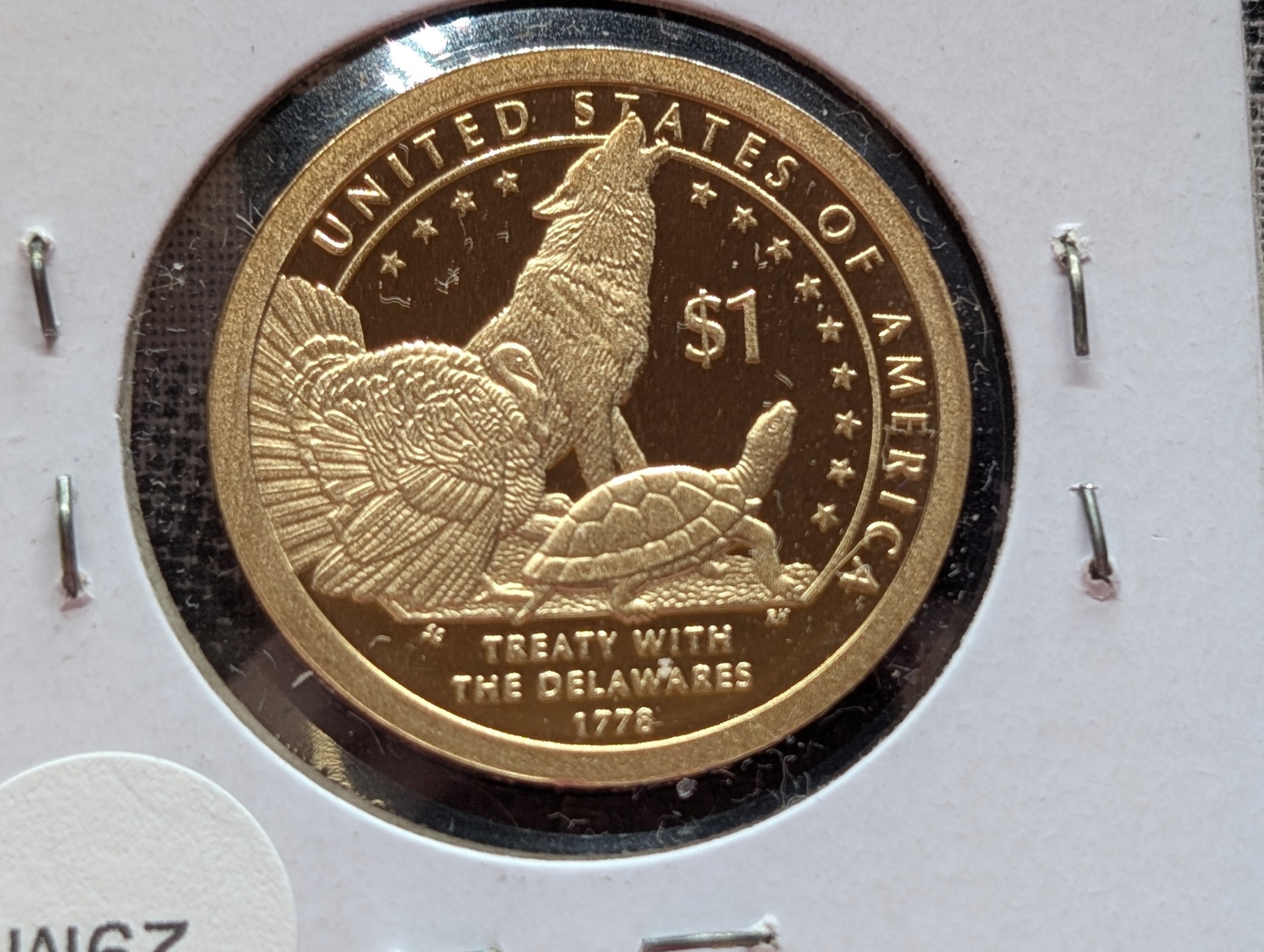2013-S "Delaware Indians" Sacagawea One Dollar Coin