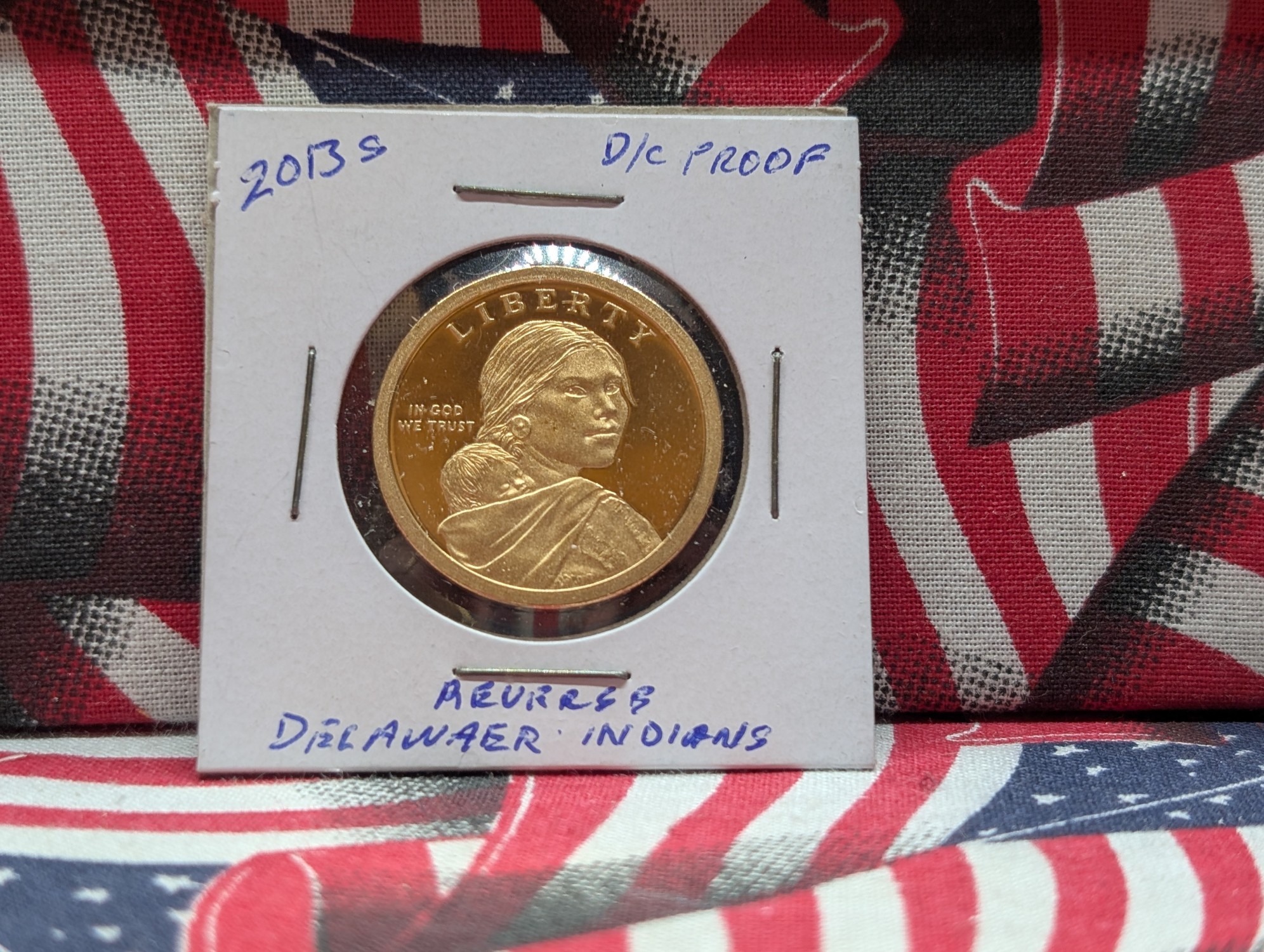 2013-S "Delaware Indians" Sacagawea One Dollar Coin