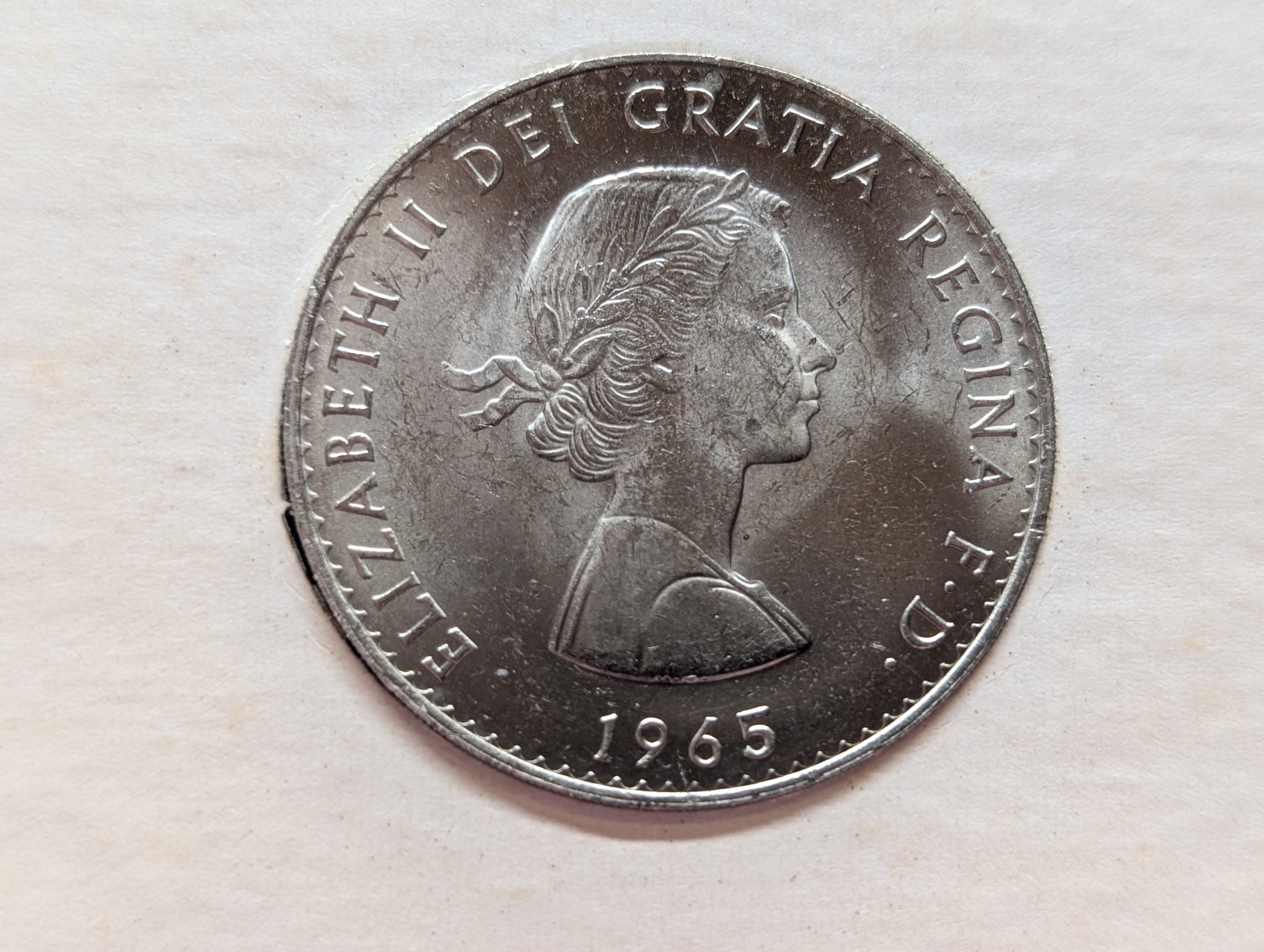 1965 Sir Winston Churchill Commemorative Crown Coin