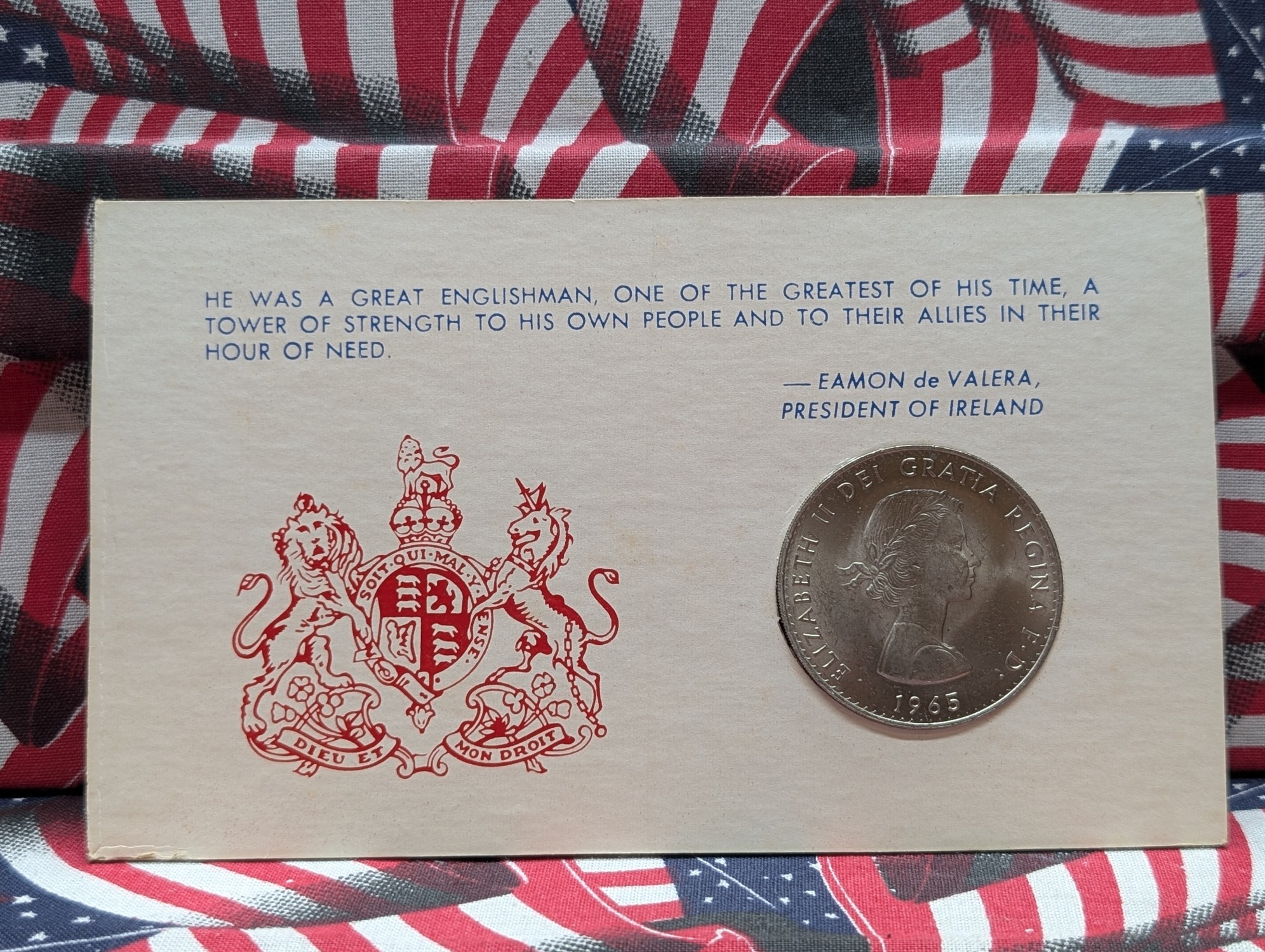 1965 Sir Winston Churchill Commemorative Crown Coin
