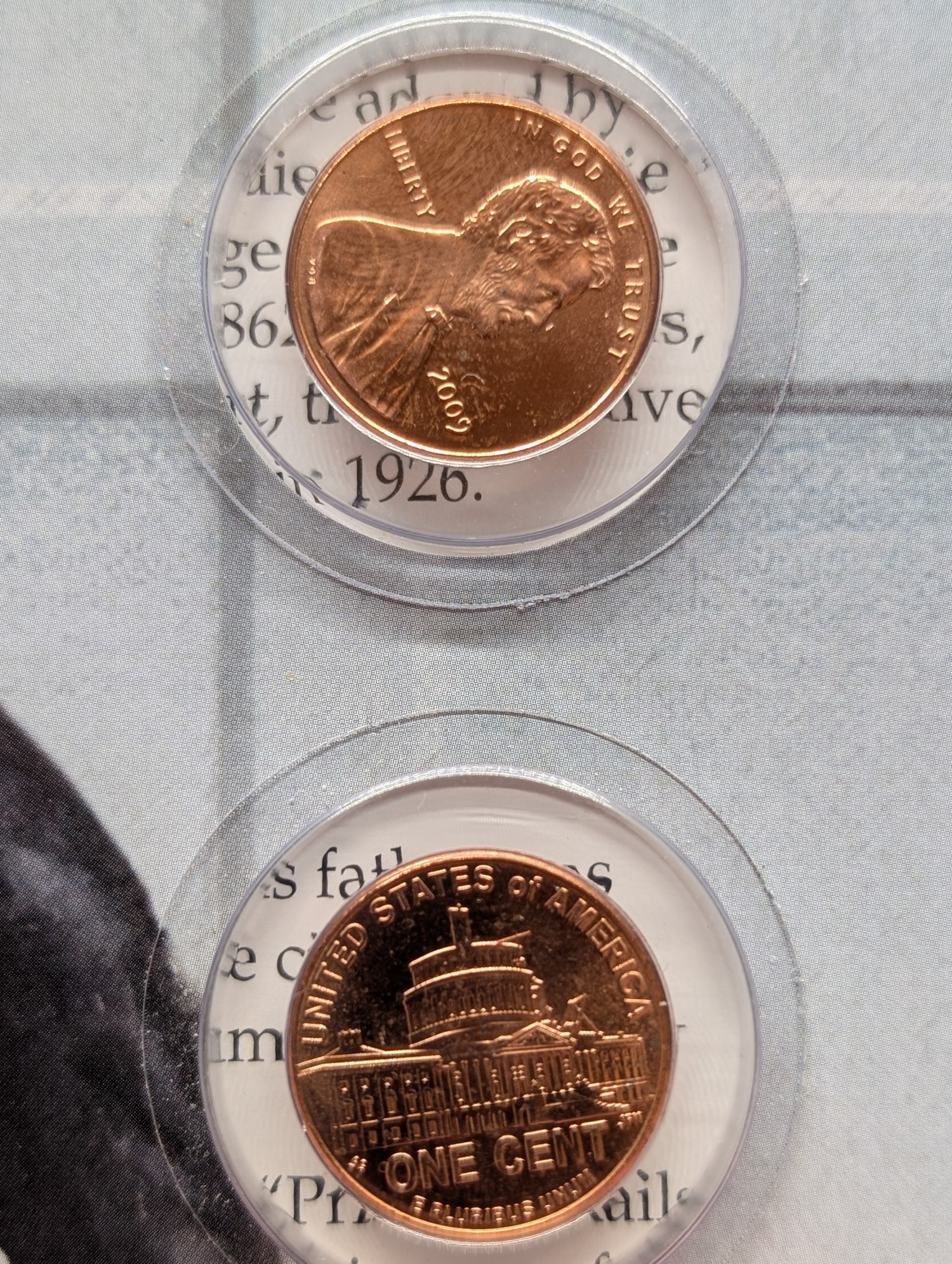 2009 P & D Lincoln Bicentennial One Cent Series Vol. Four