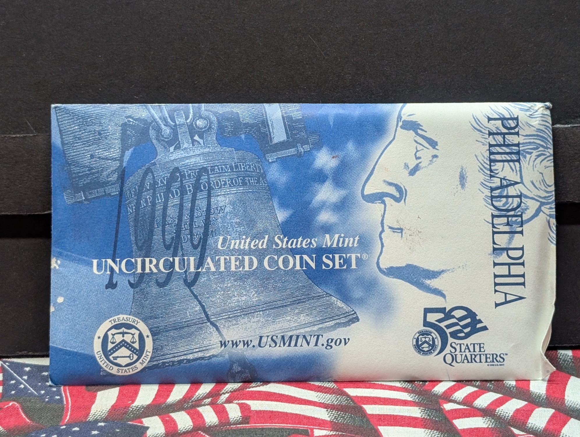 Unopened 1999-P Only U.S. Mint Uncirculated Coin Set with State Quarters In OGP w/ COA