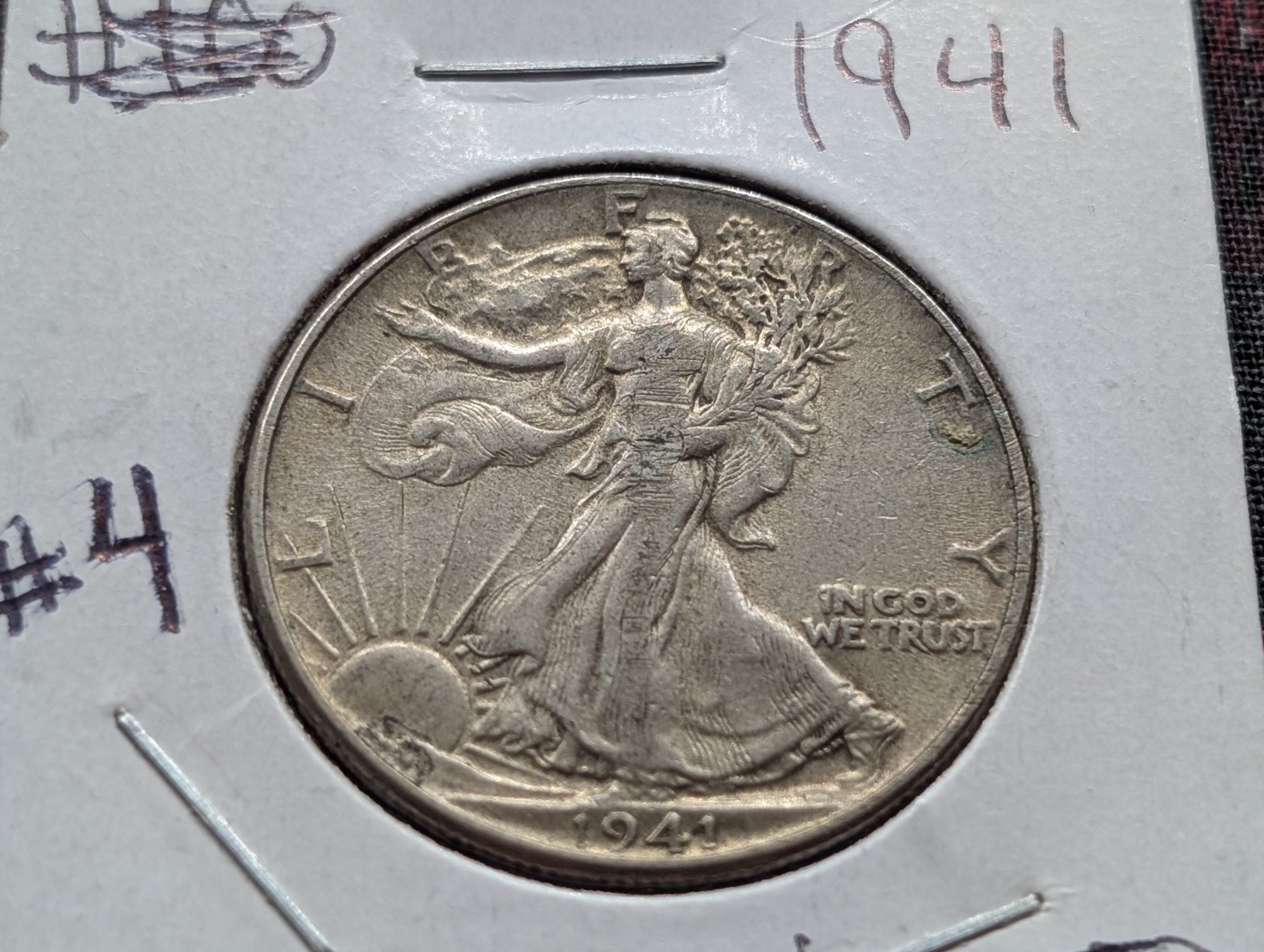 1941-P Walking Liberty 90% Silver Half Dollar