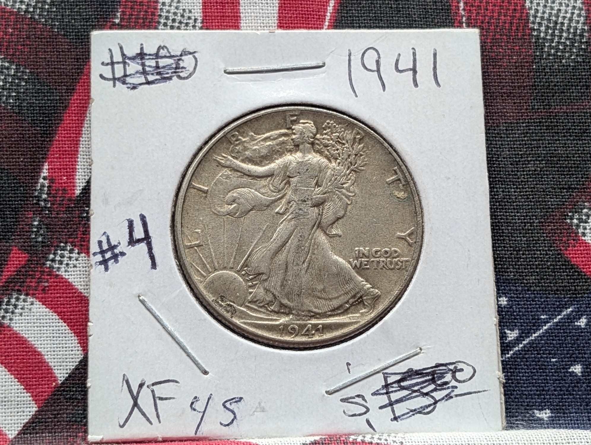 1941-P Walking Liberty 90% Silver Half Dollar