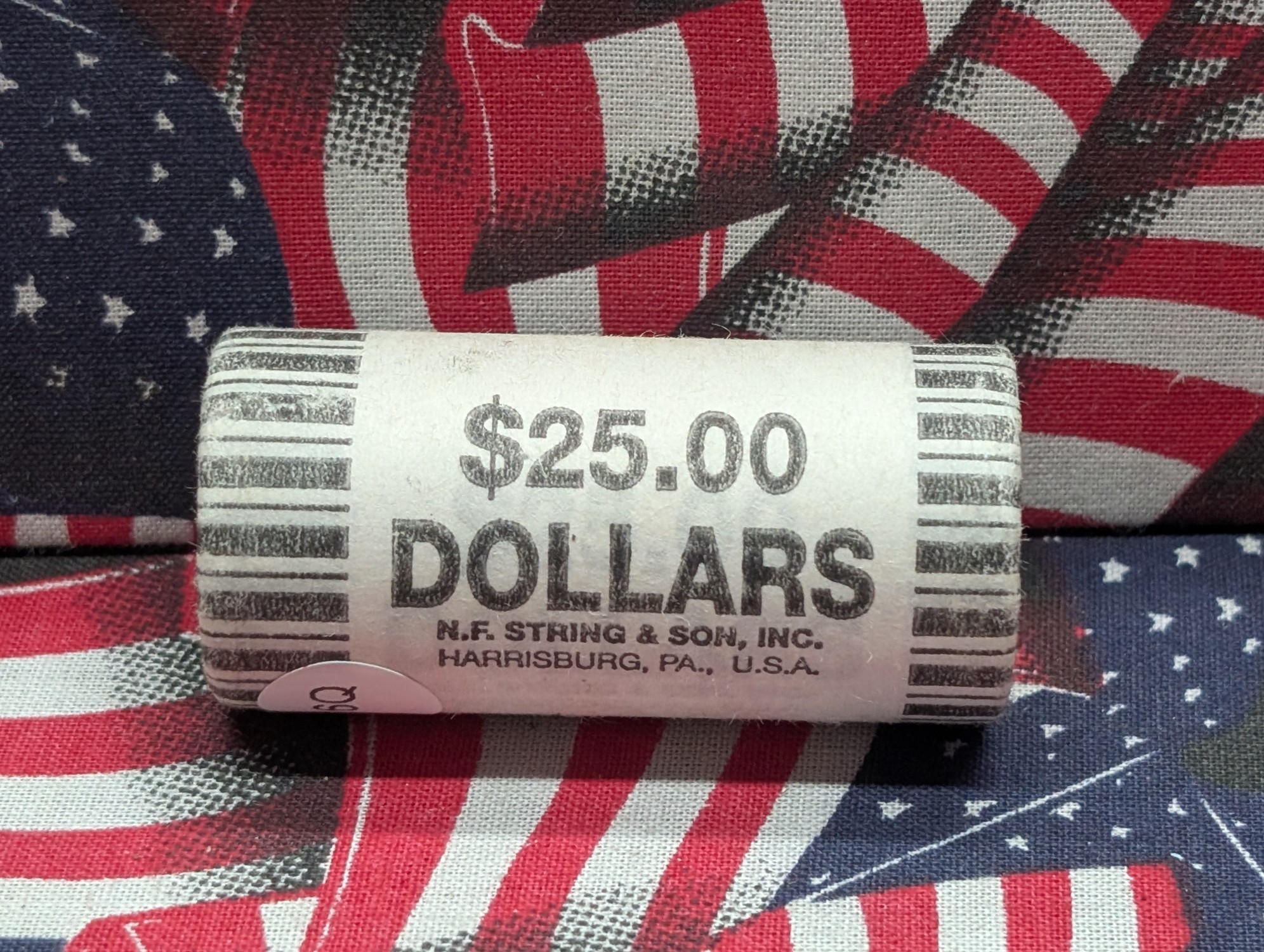 2000-P Sacagawea One Dollar Unopened Roll, 25 Coins