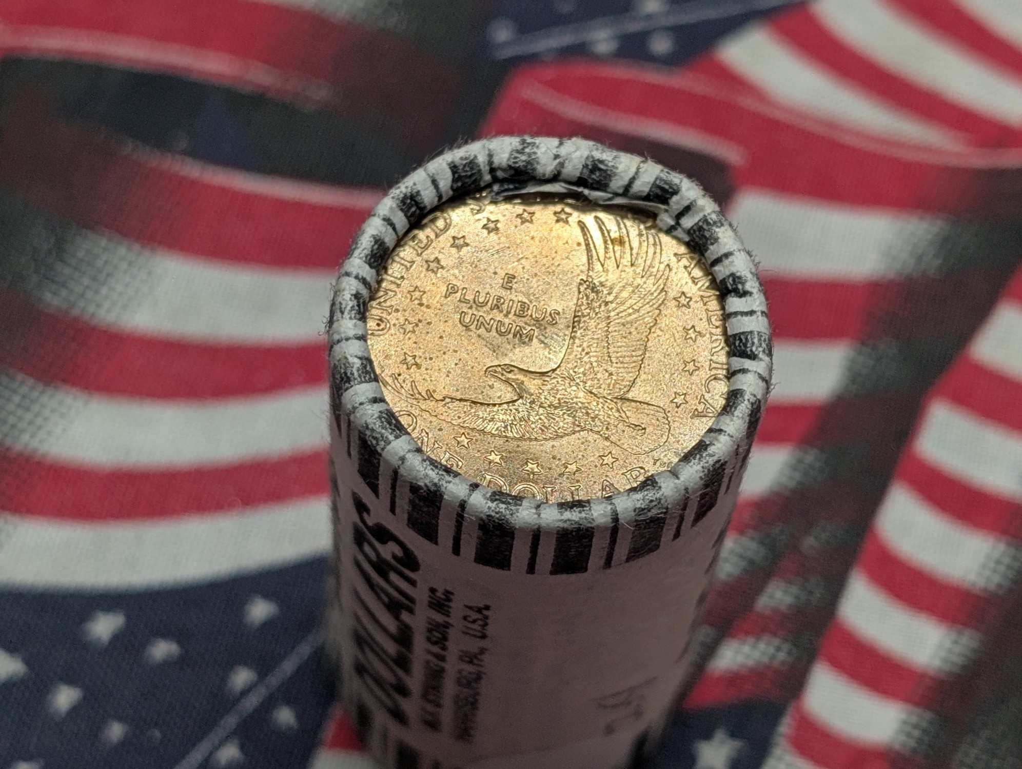 2000-P Sacagawea One Dollar Unopened Roll, 25 Coins