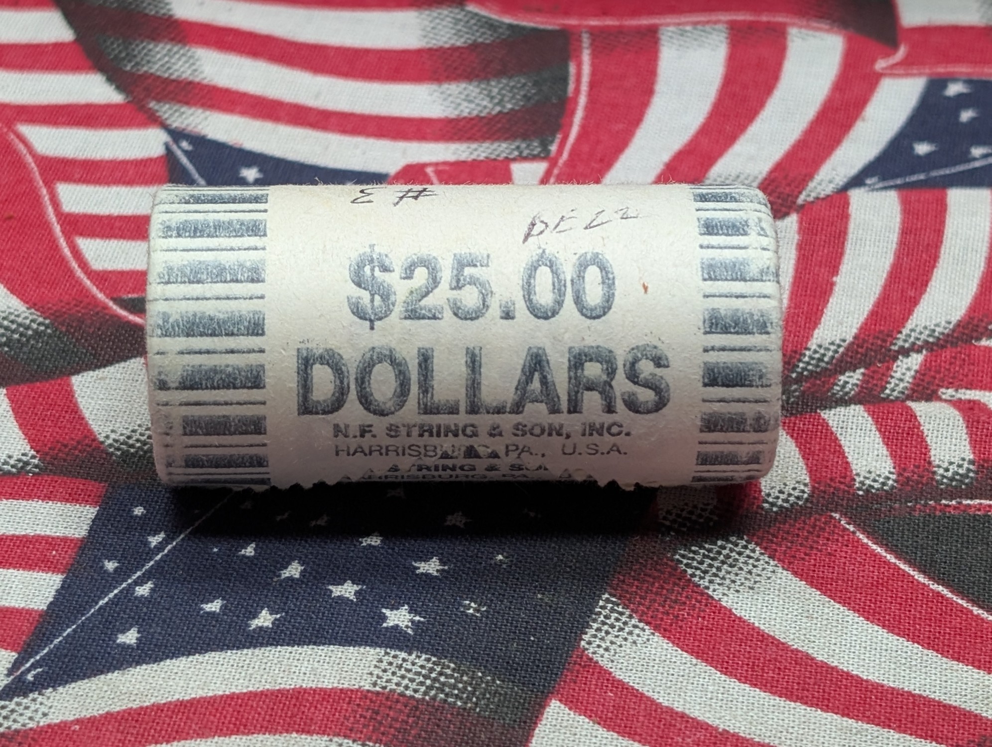 2000-P Sacagawea One Dollar Unopened Roll, 25 Coins