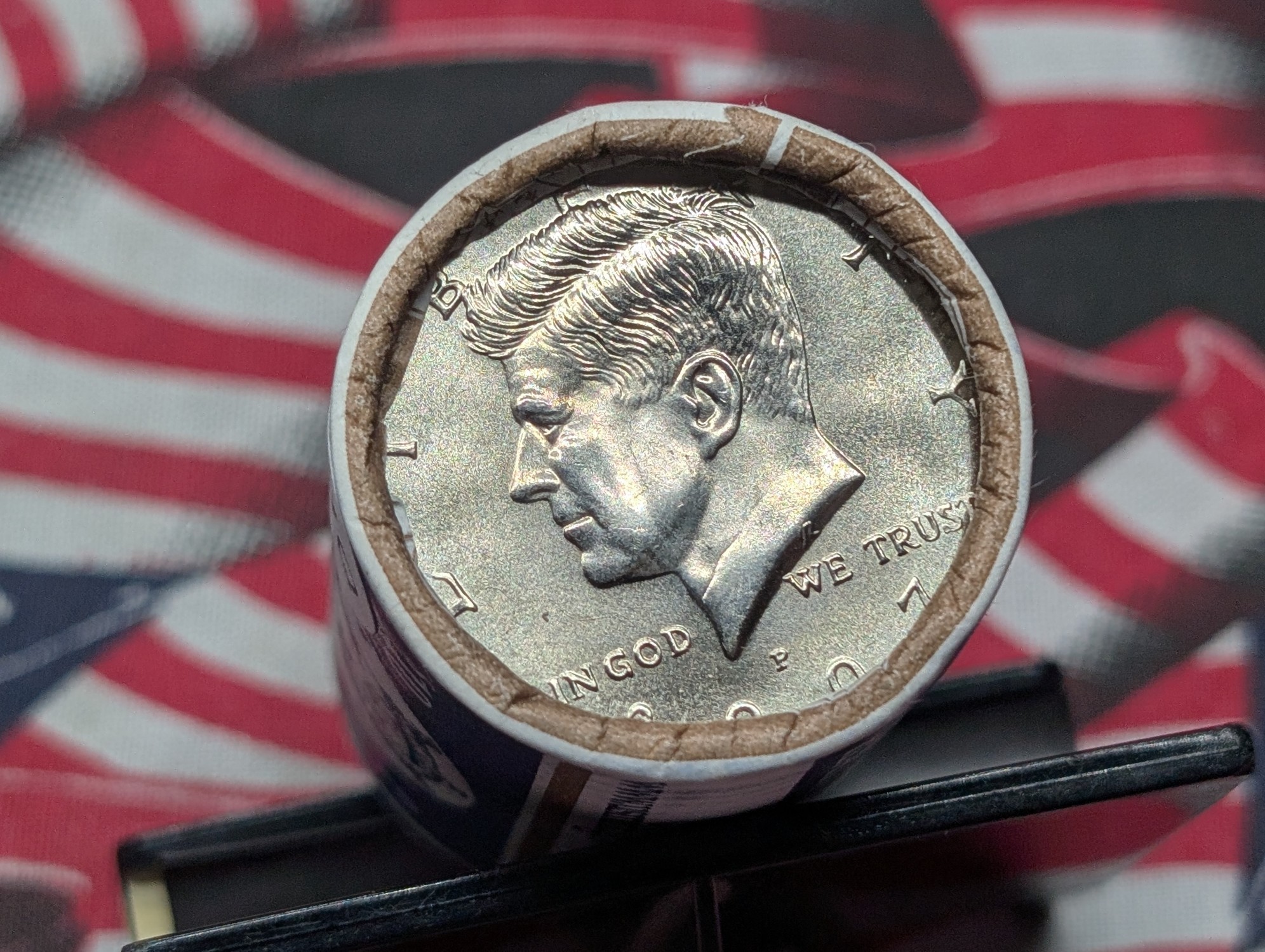 2007-P Kennedy Half Dollar Unopened Roll, 20 Coins