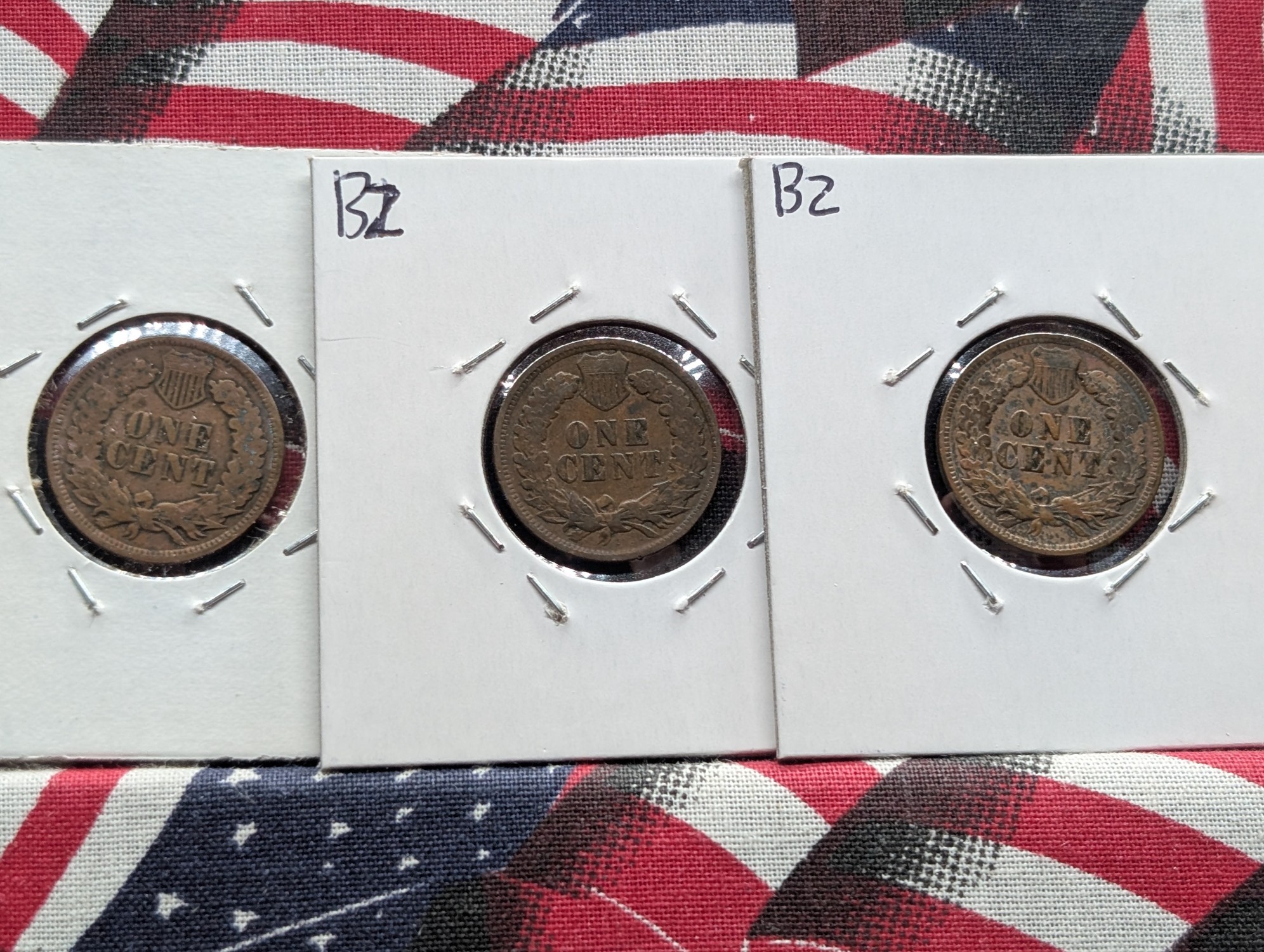 (6) 1902 Indian Head Cents