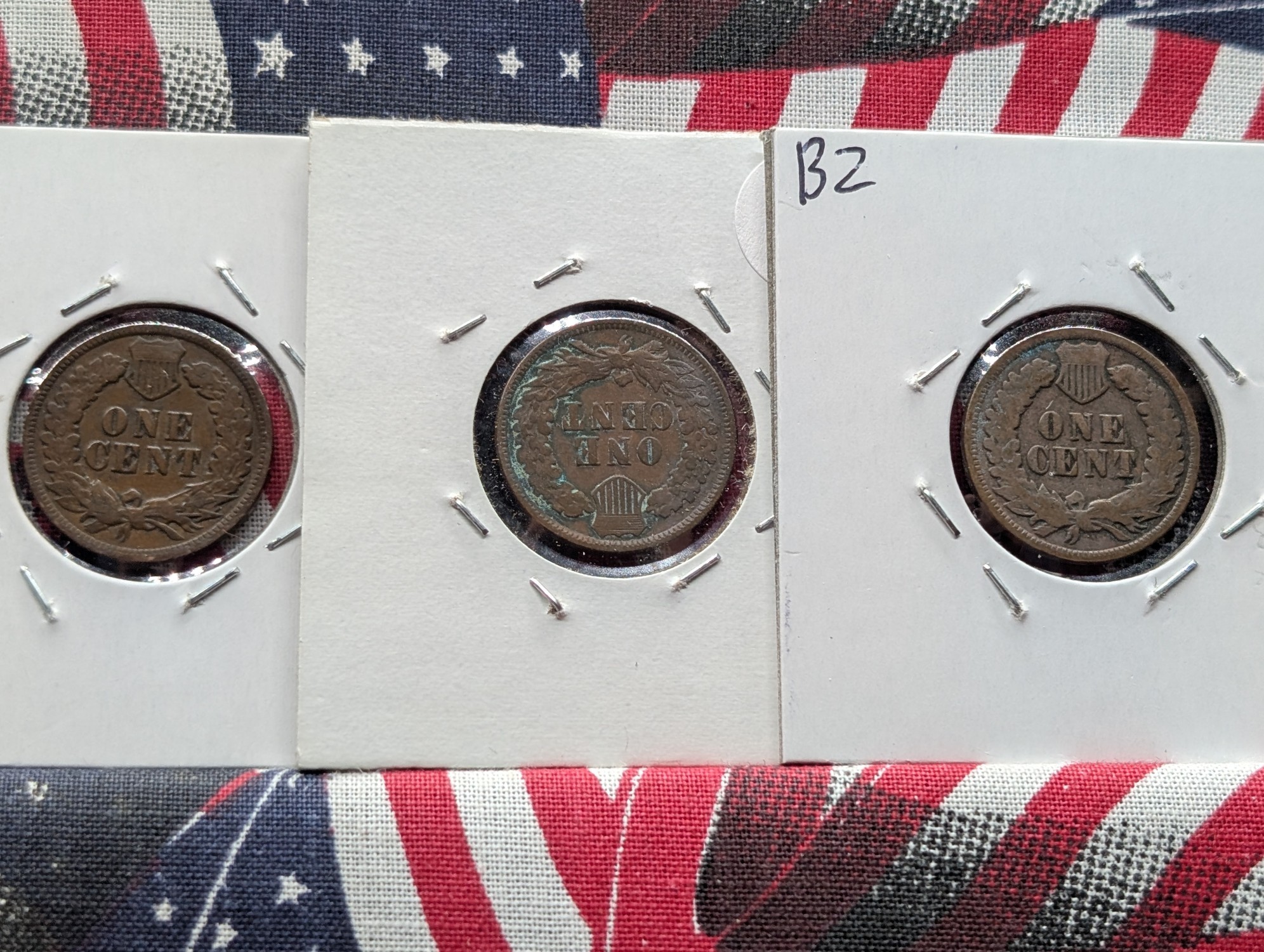 (6) 1902 Indian Head Cents