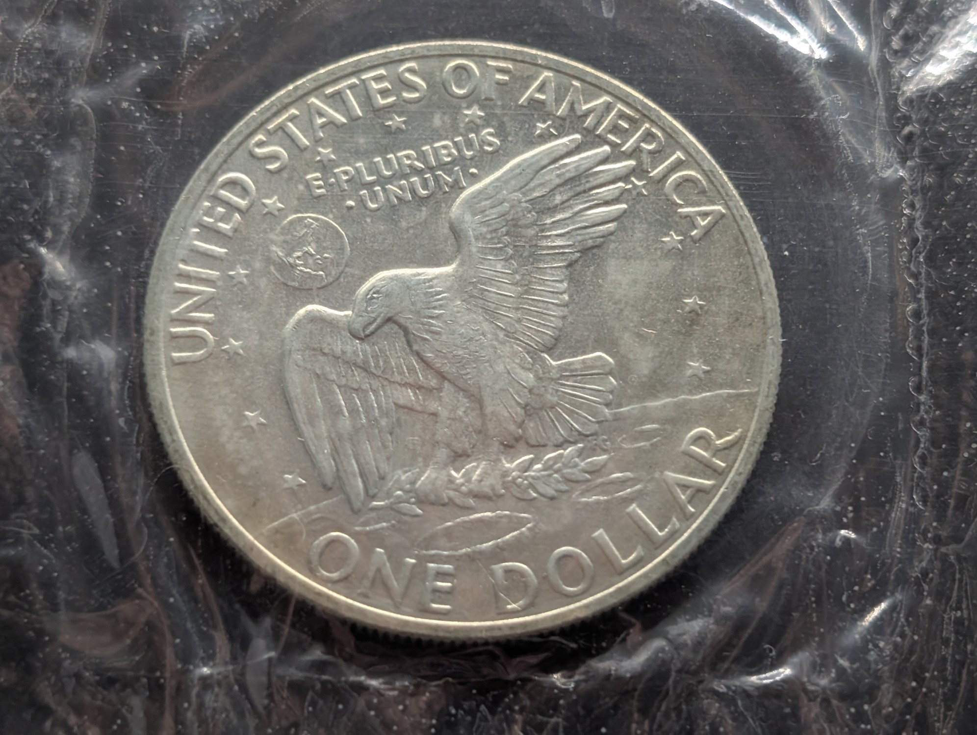 1971-S Uncirculated Eisenhower 40% Silver Dollar In OGP