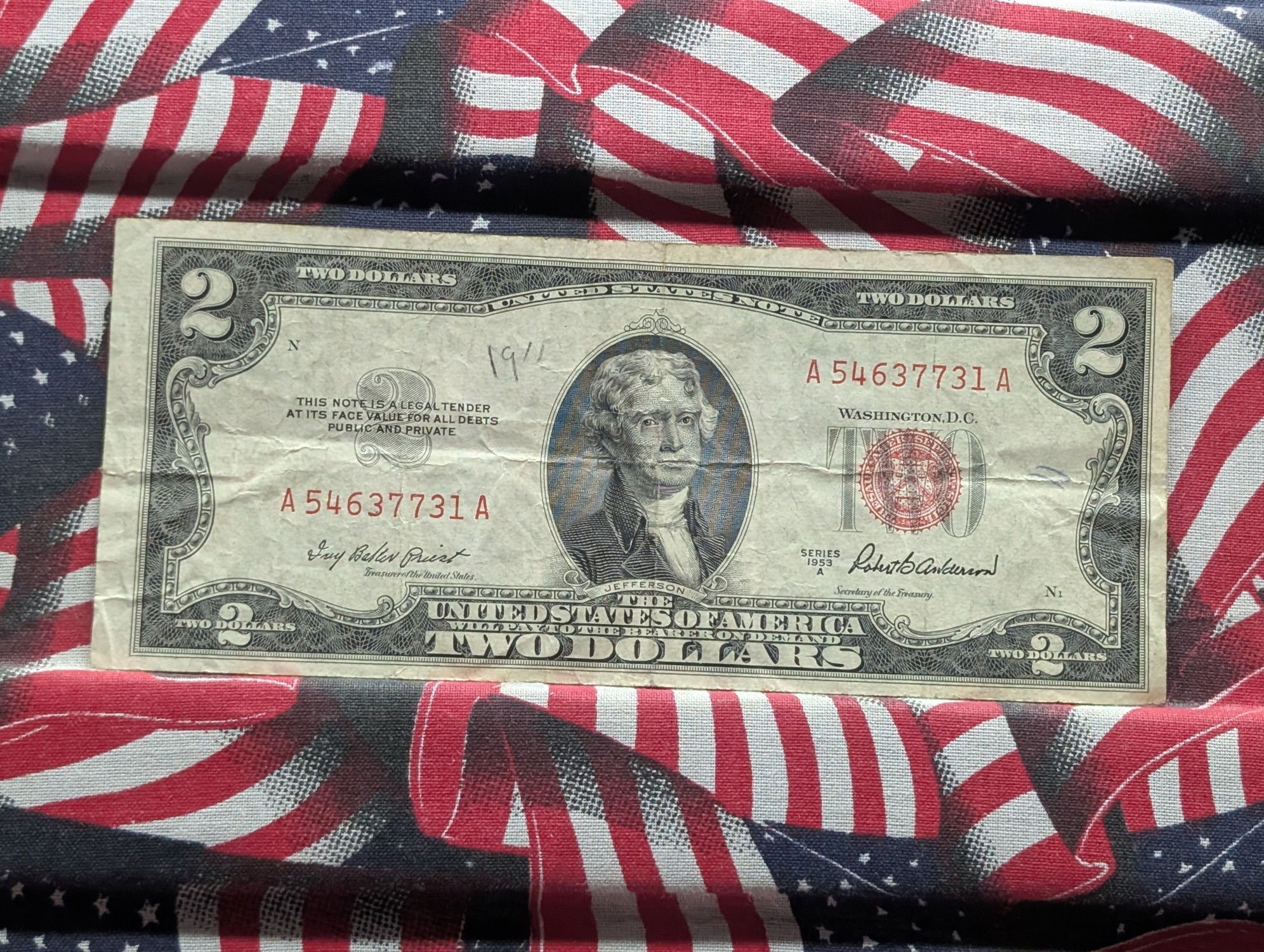 1953-A $2 U.S. Bank Note
