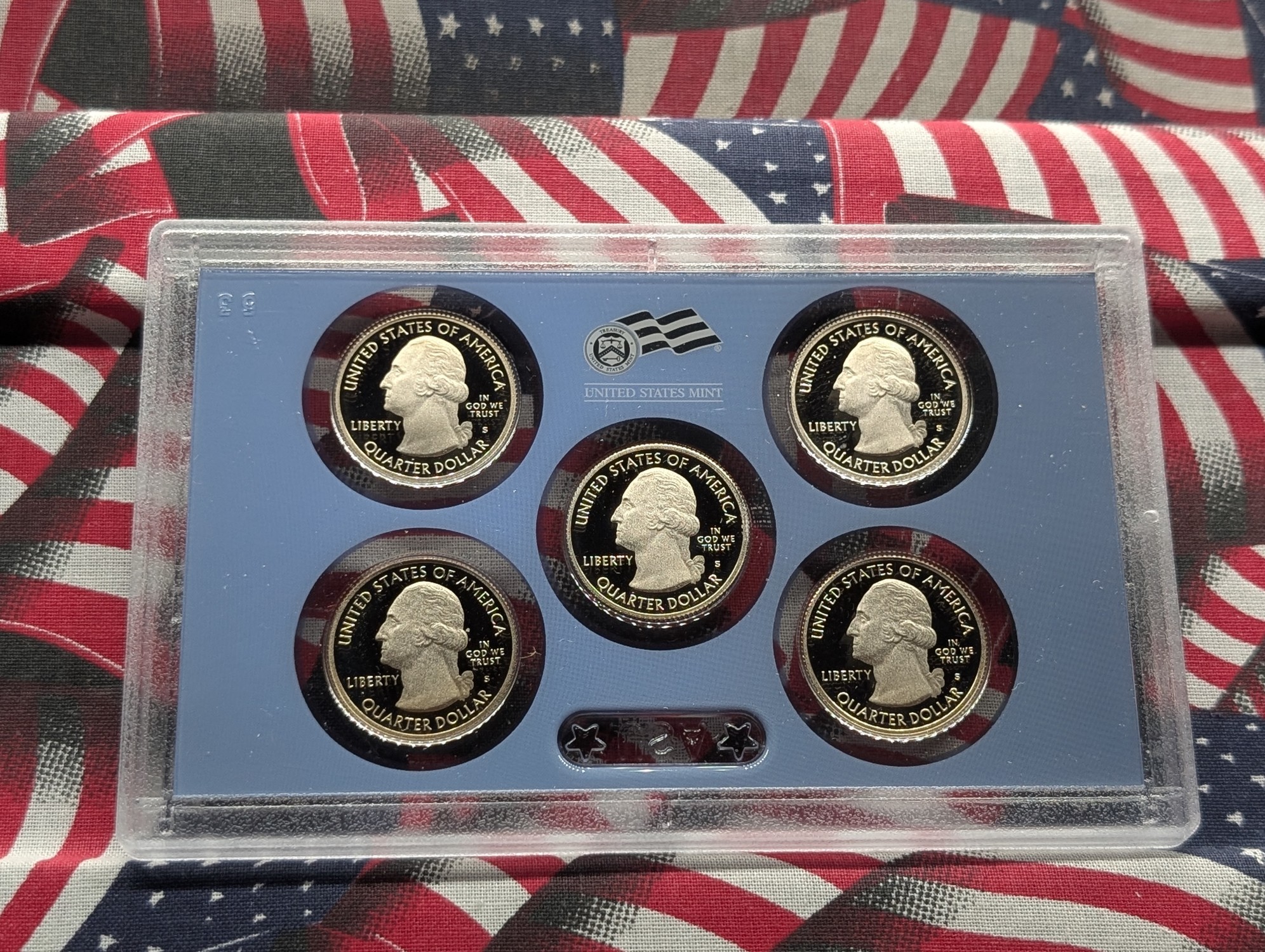2010-S U.S. Mint America The Beautiful Quarters Proof Set In OGP With COA