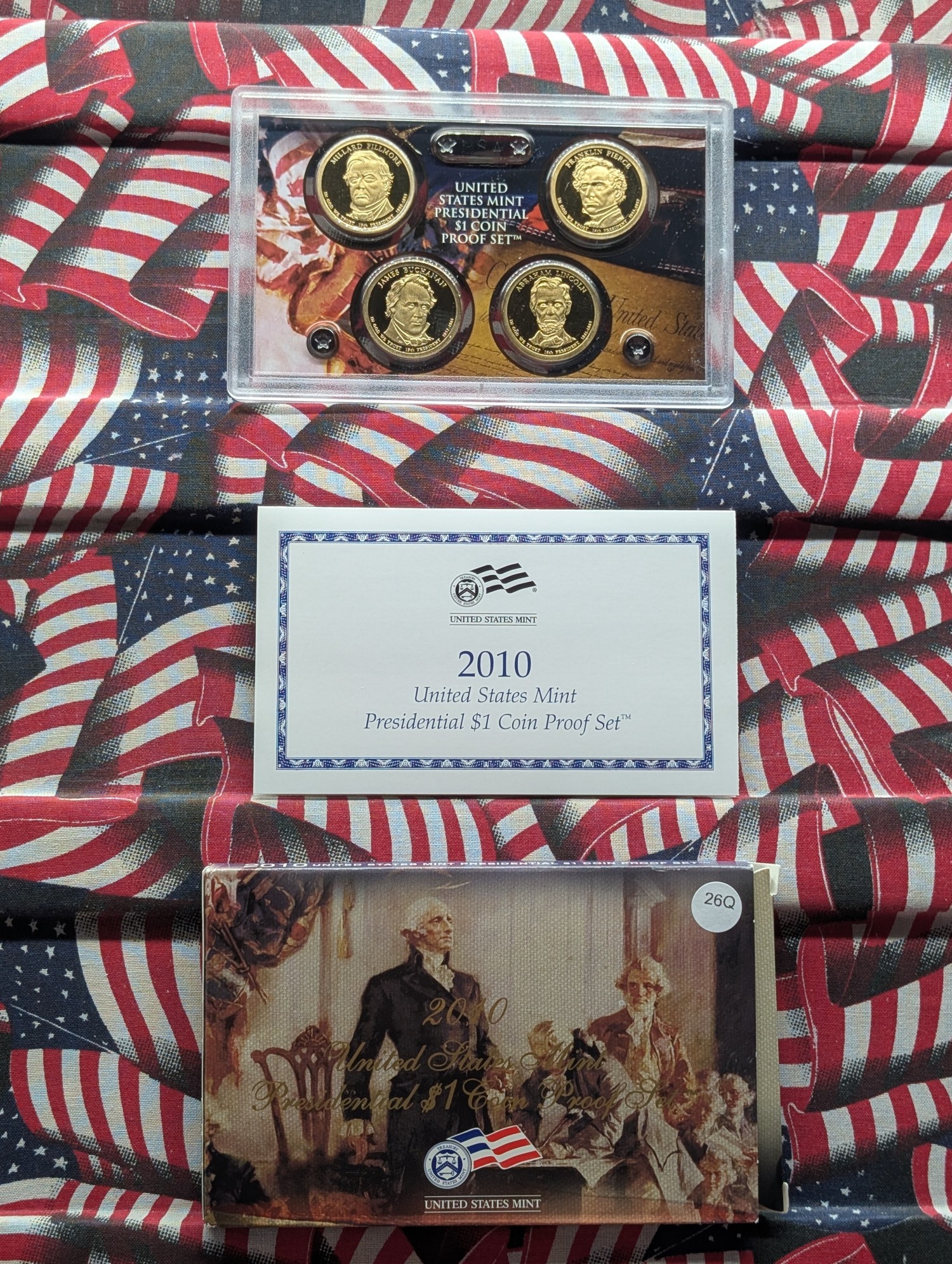 2010-S U.S. Mint Presidential One Dollar Proof Set In OGP With COA