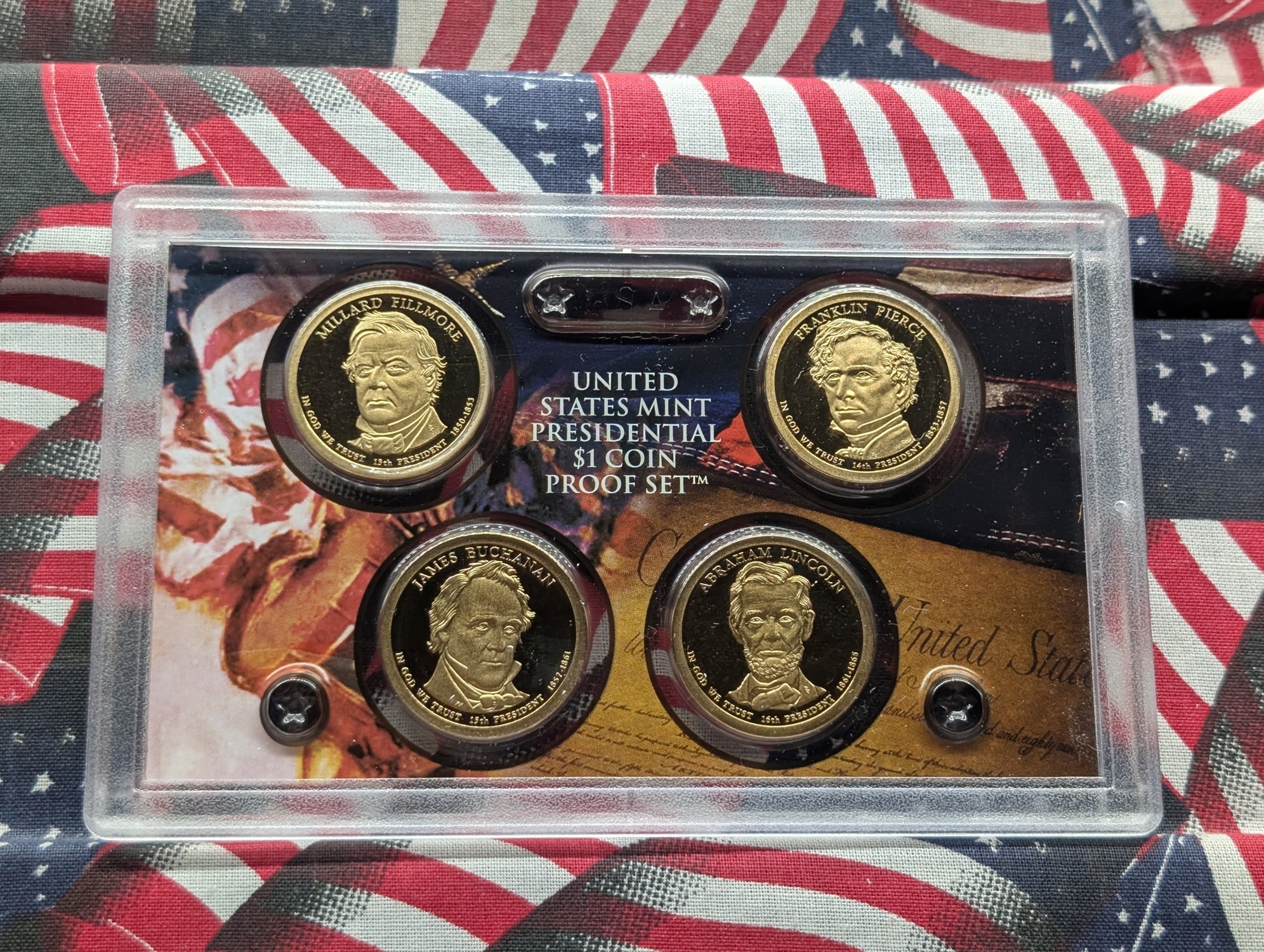 2010-S U.S. Mint Presidential One Dollar Proof Set In OGP With COA