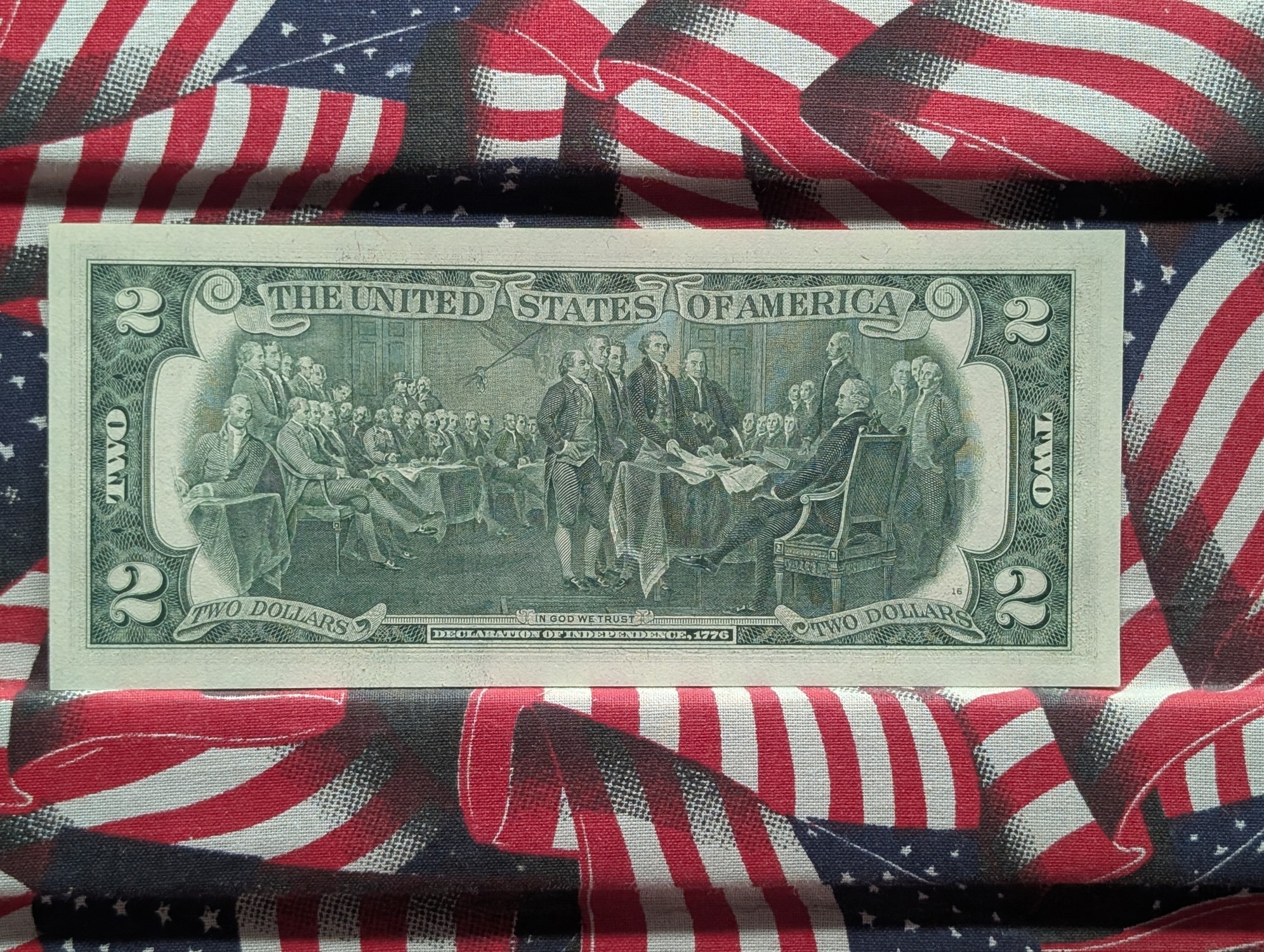 1976 $2 U.S. Bank Note