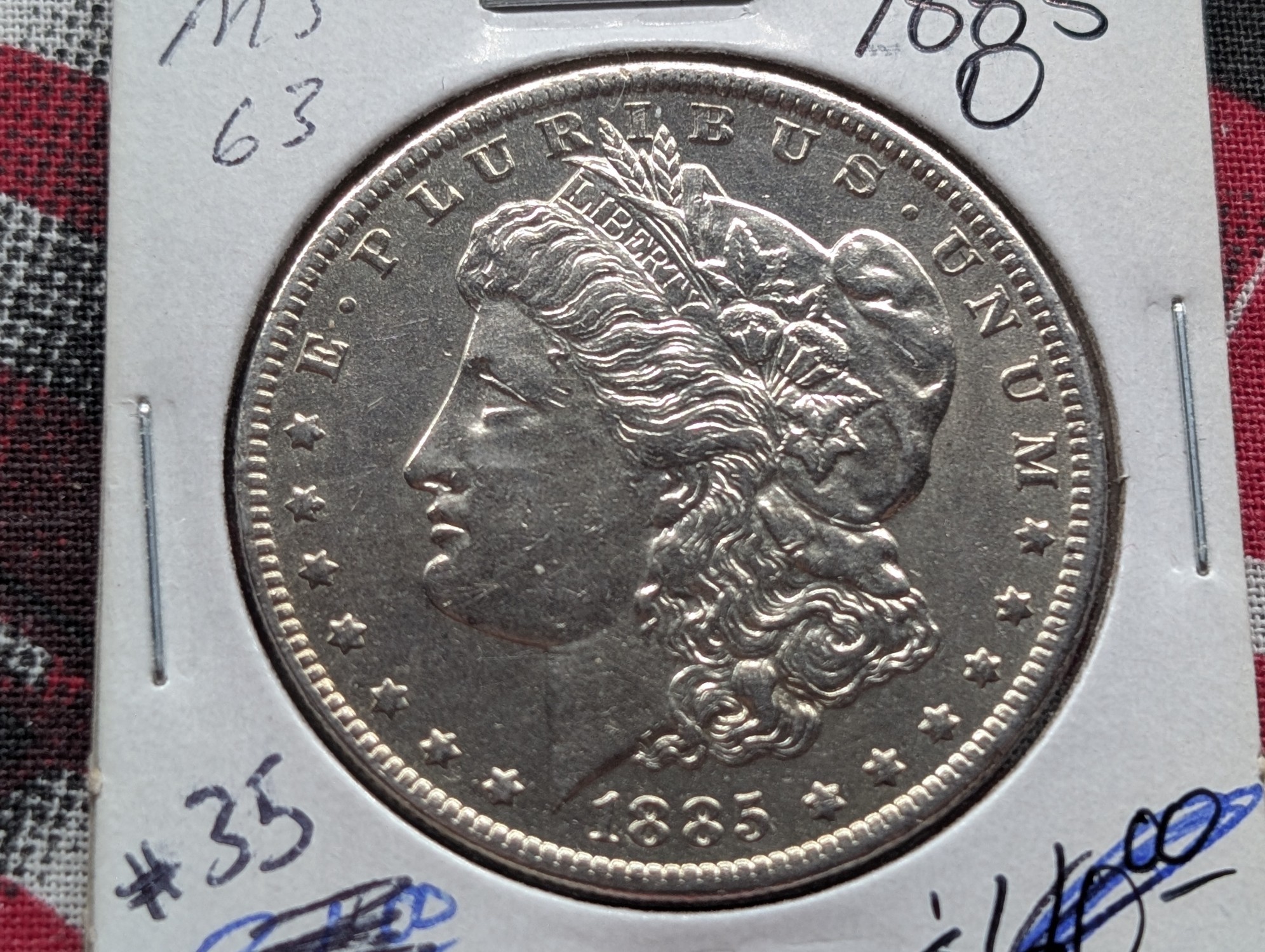 1885-O Morgan 90% Silver Dollar