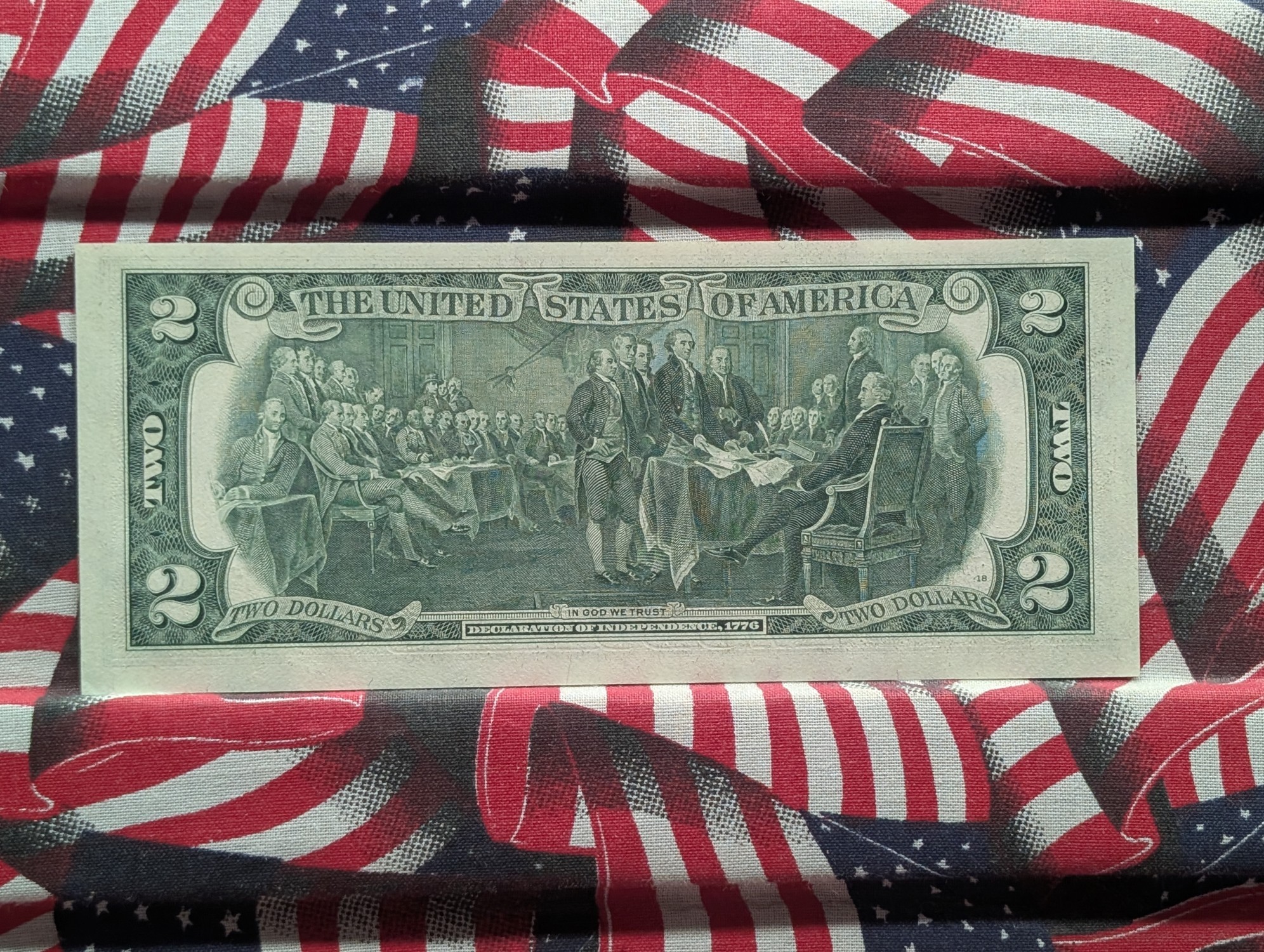 1976 $2 U.S. Bank Note