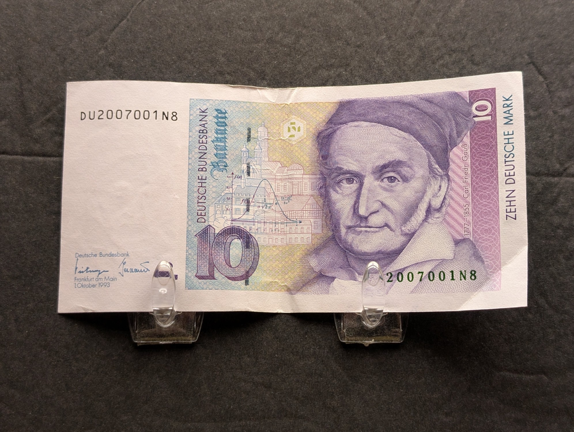 (5) 1991-1996 German Deutsche Mark Banknotes issued in Germany - Includes 10, 20, and 50 DM Denominations