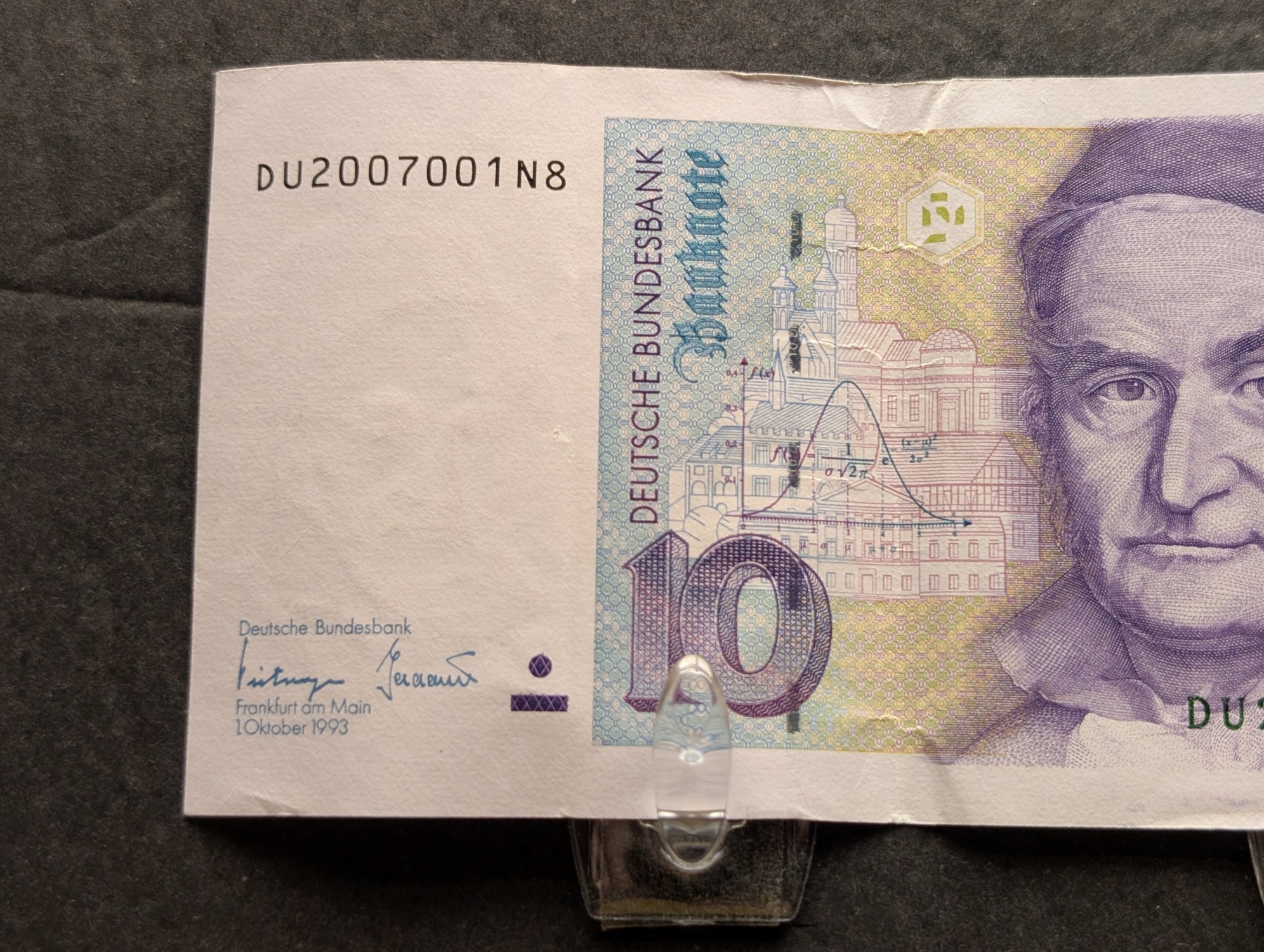 (5) 1991-1996 German Deutsche Mark Banknotes issued in Germany - Includes 10, 20, and 50 DM Denominations