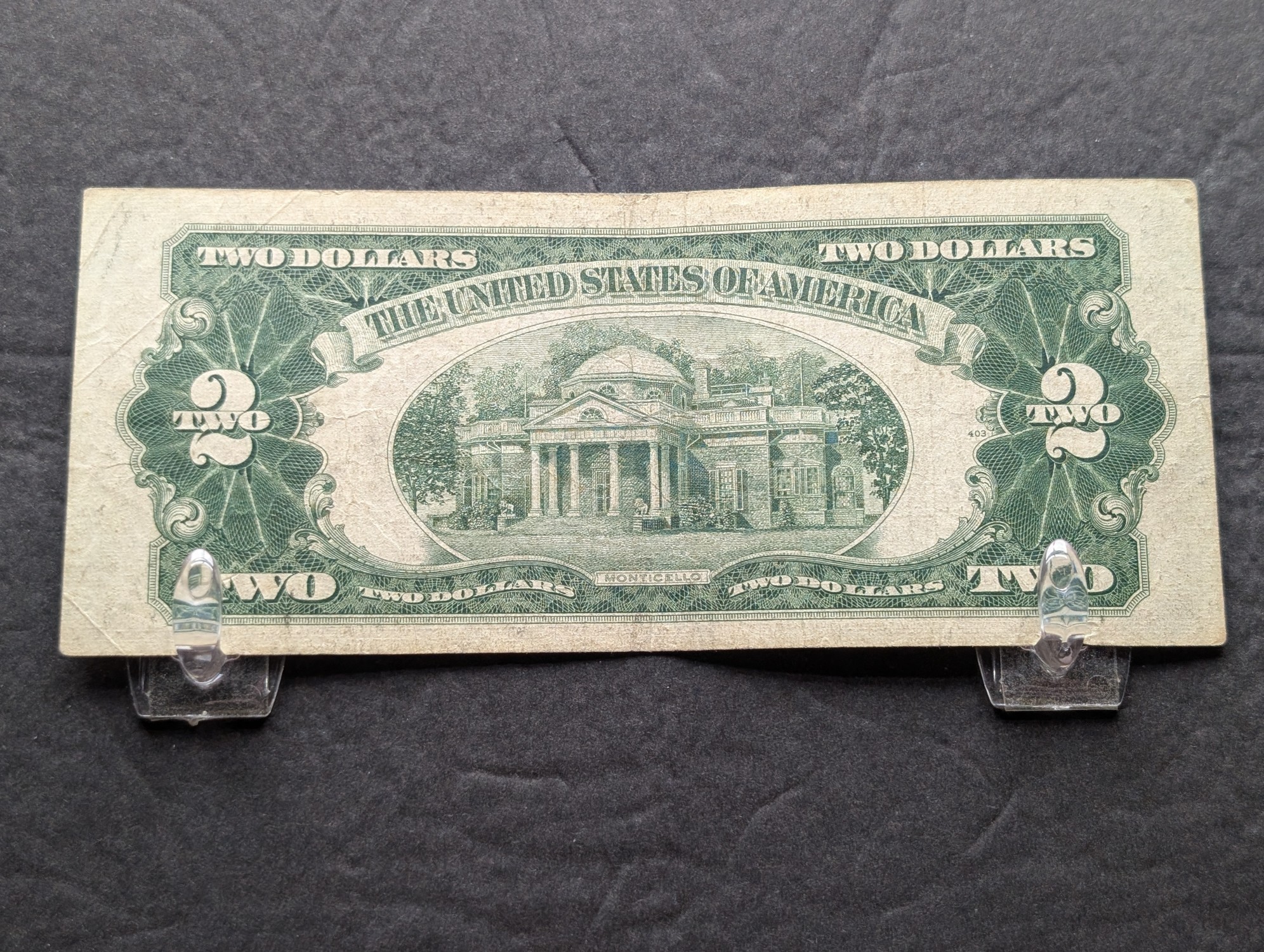 1953 B Series $2 Red Seal Note