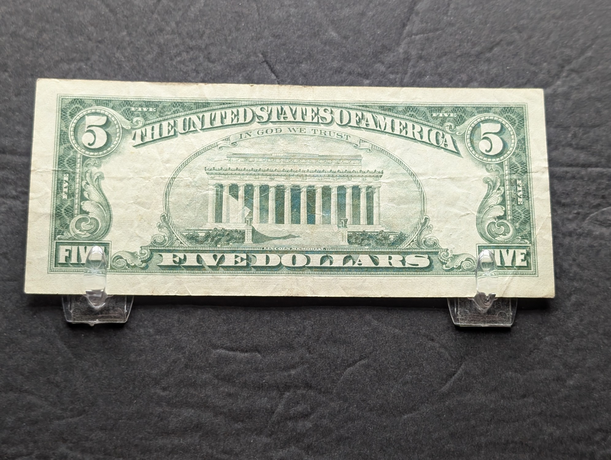 1963 US $5 United States Note - Red Seal