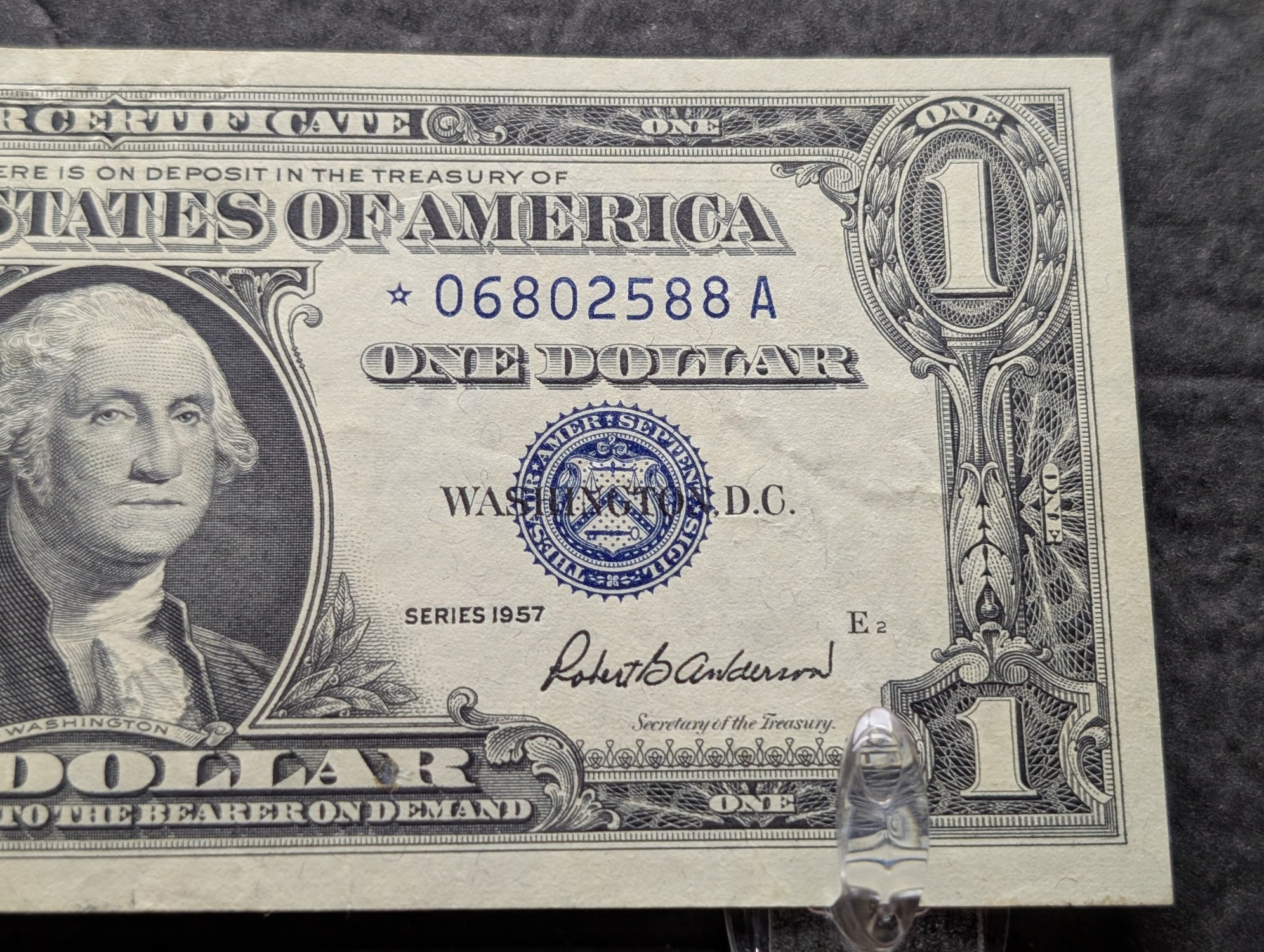 1957 US $1 Silver Certificate Star Note