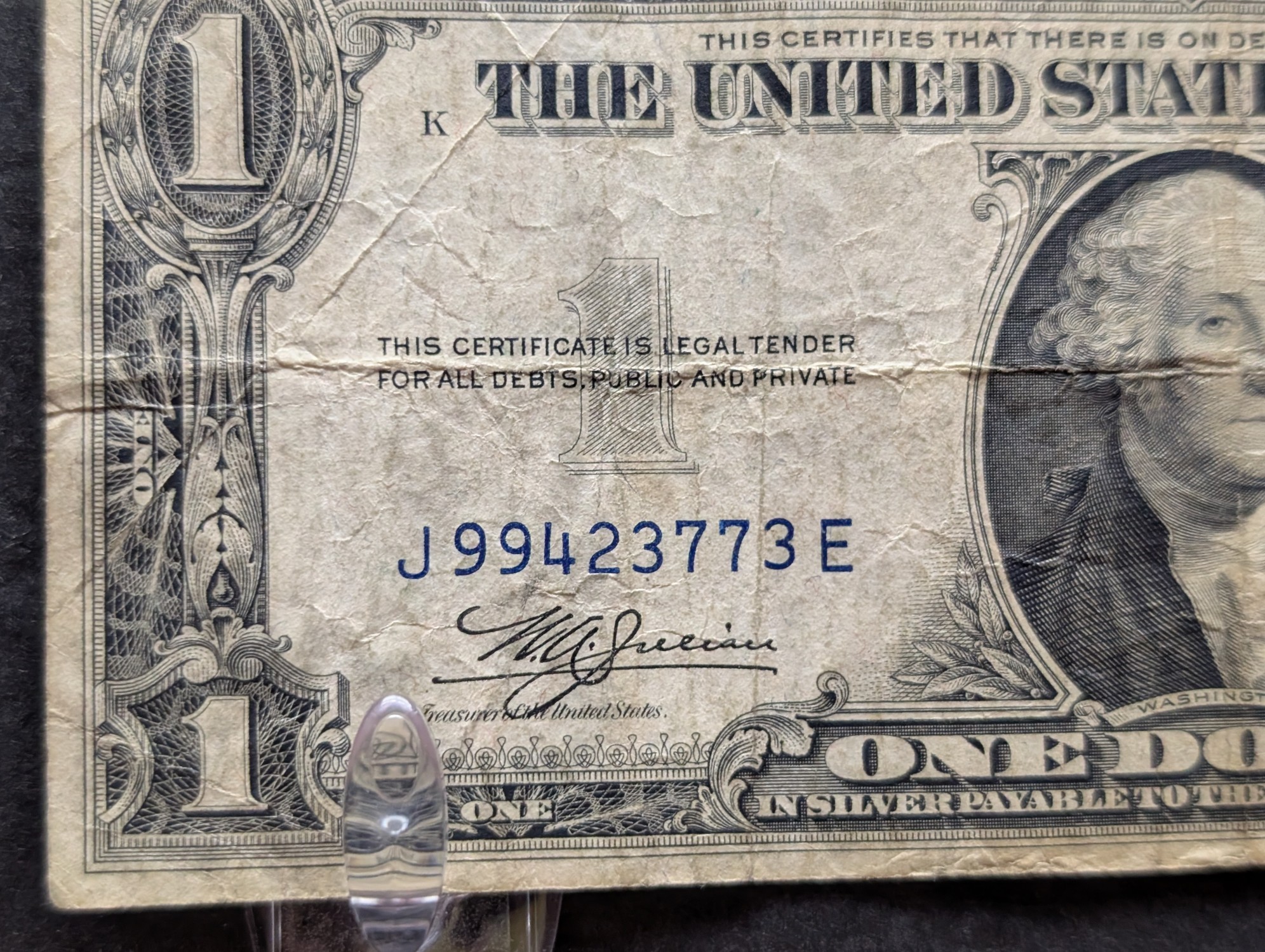 (3) Series 1935 C United States $1 Silver Certificates