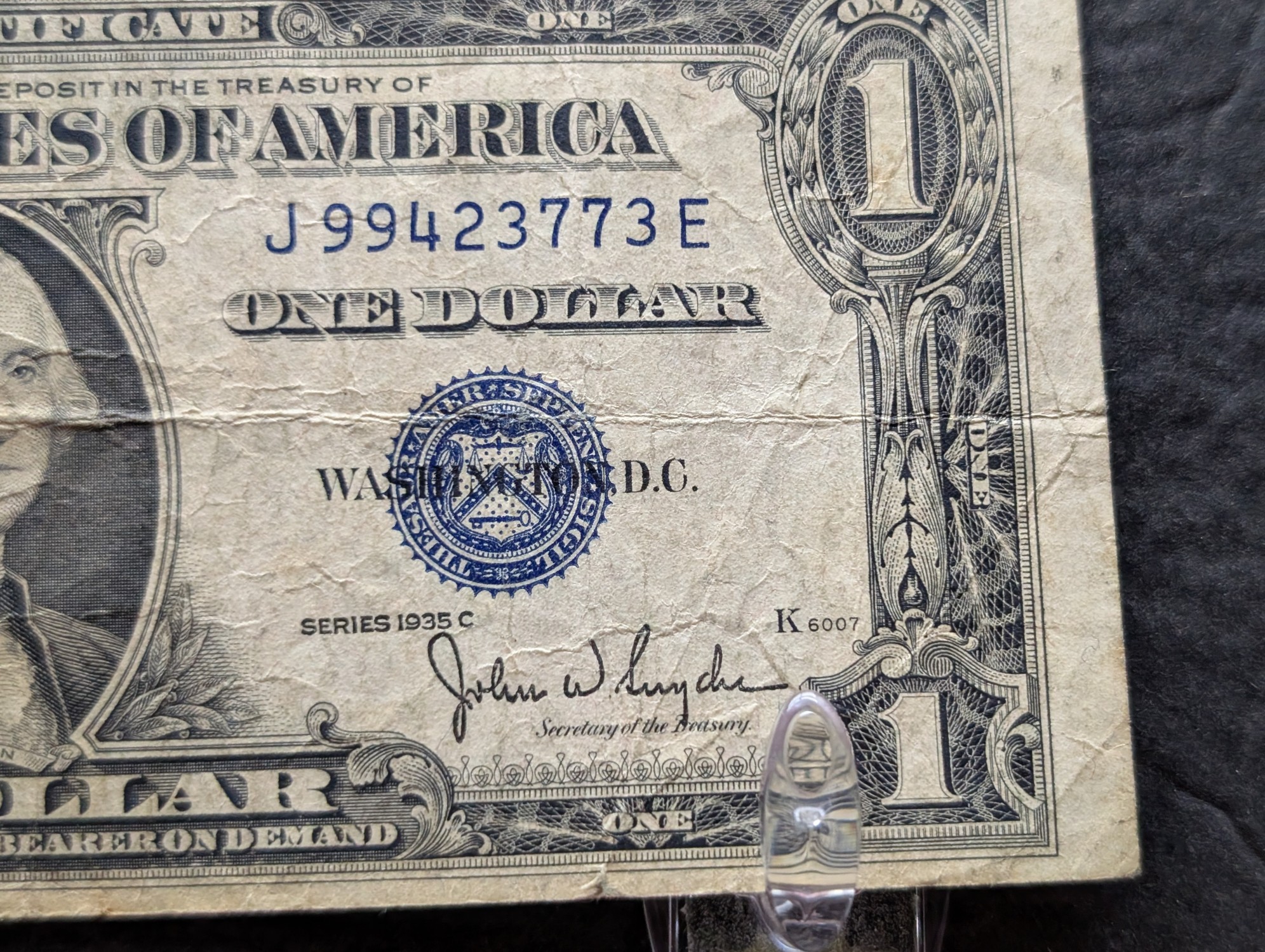 (3) Series 1935 C United States $1 Silver Certificates