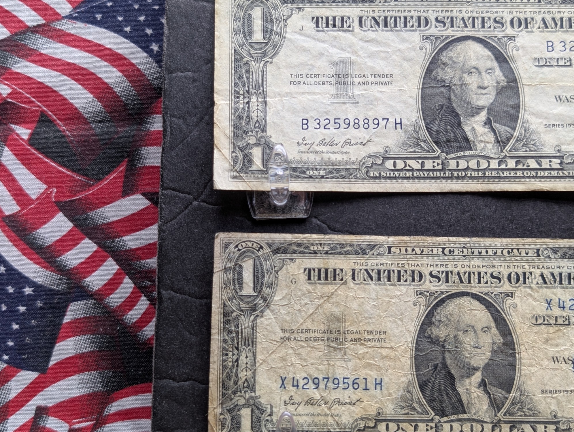 (9) Series 1935 E U.S. $1 Silver Certificates