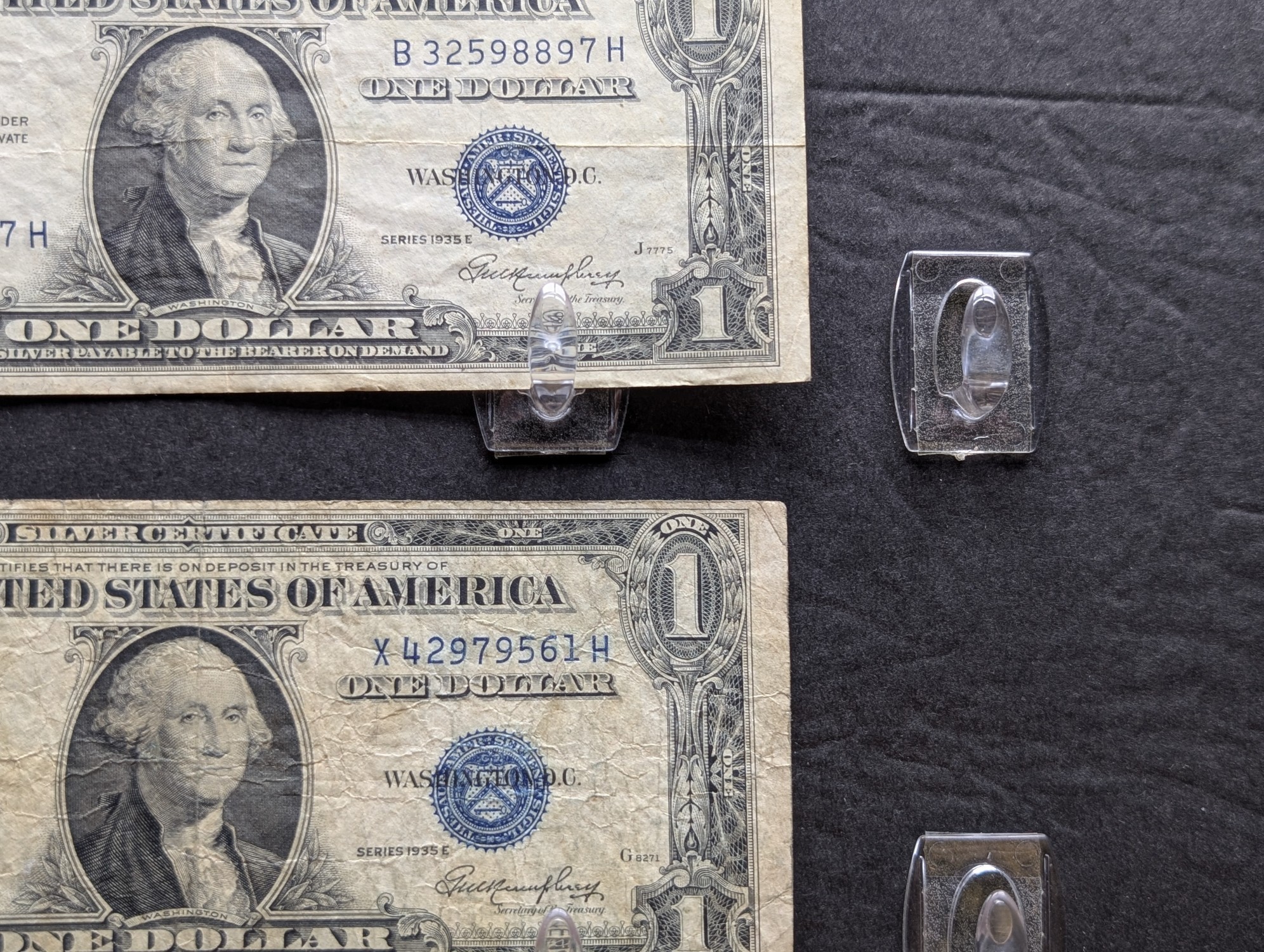 (9) Series 1935 E U.S. $1 Silver Certificates
