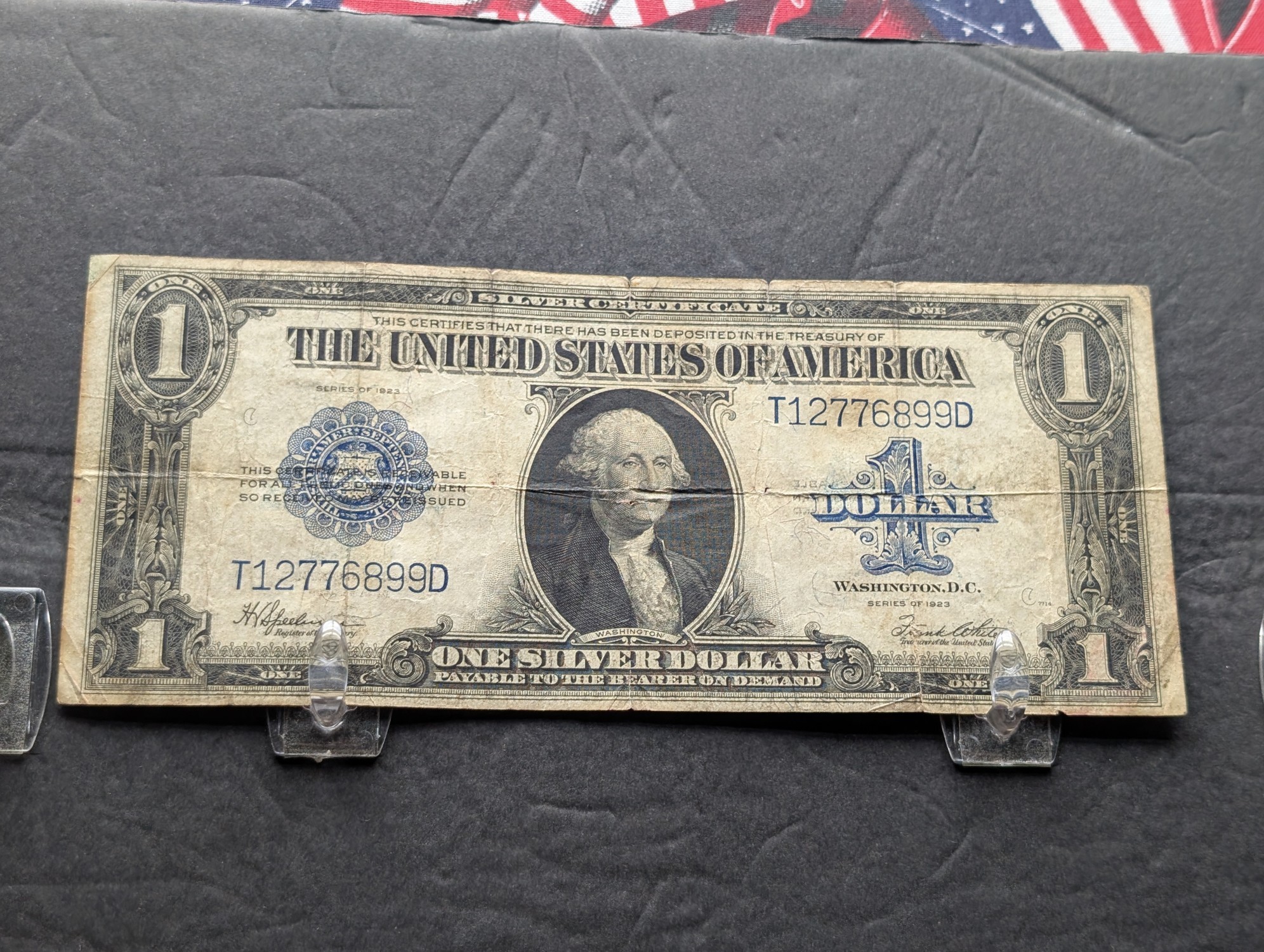 1923 U.S. $1 Silver Certificate - Large Size "Horse Blanket" - Speelman-White Signatures