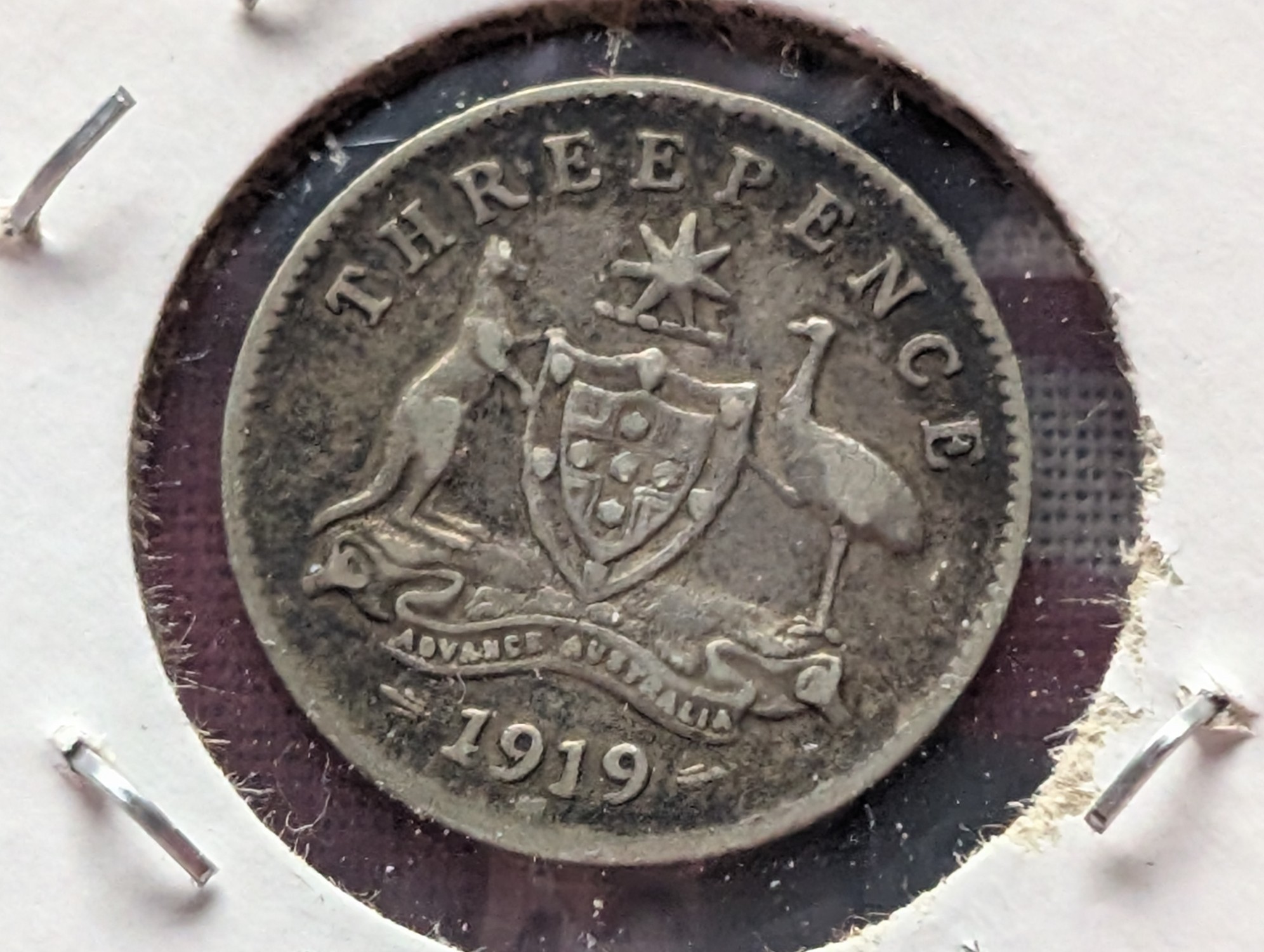 1919-M & 1921-M Australia Threepence, .925 Silver KM-24