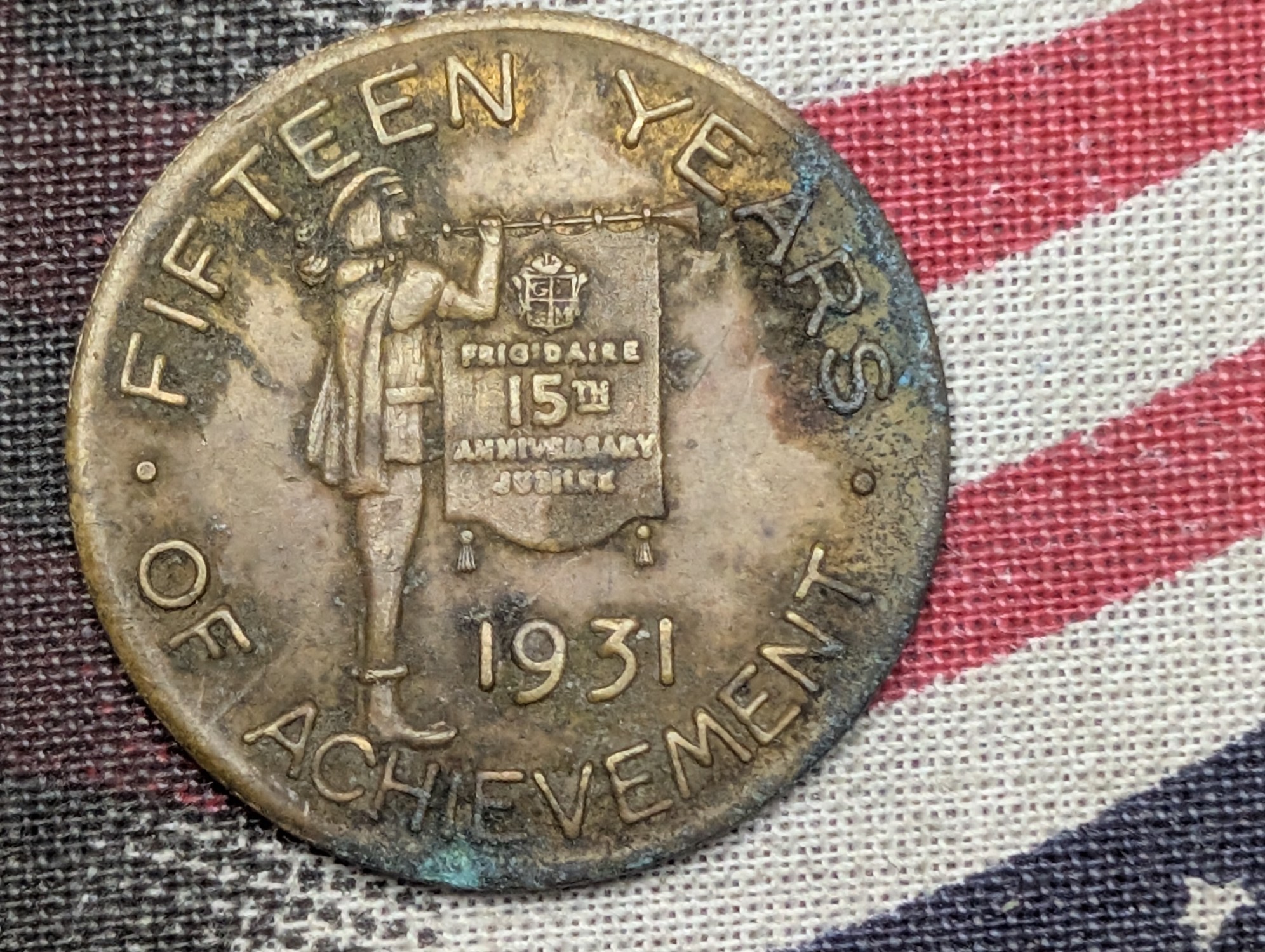 (3) US 1931-1986 Frigidaire, Sears Centennial, and I.C.E. Tokens