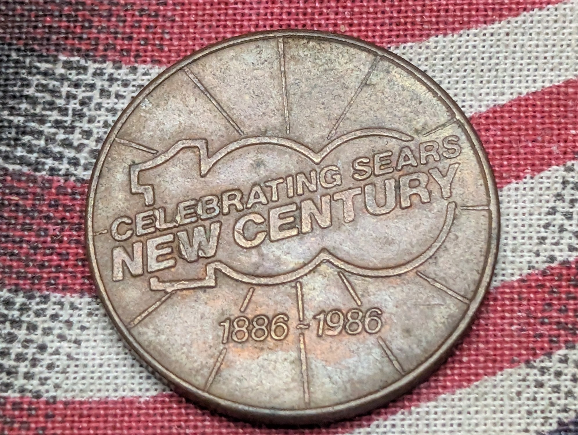 (3) US 1931-1986 Frigidaire, Sears Centennial, and I.C.E. Tokens