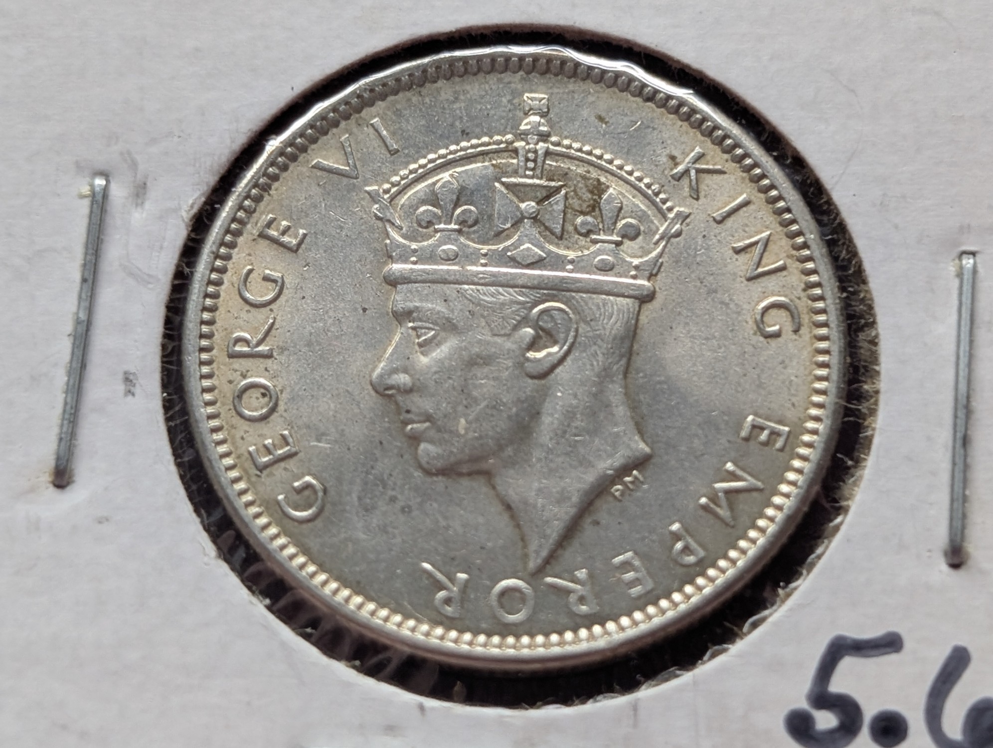 (3) 1942-S Fiji Island Wartime Shillings and Sixpence, .900 Silver