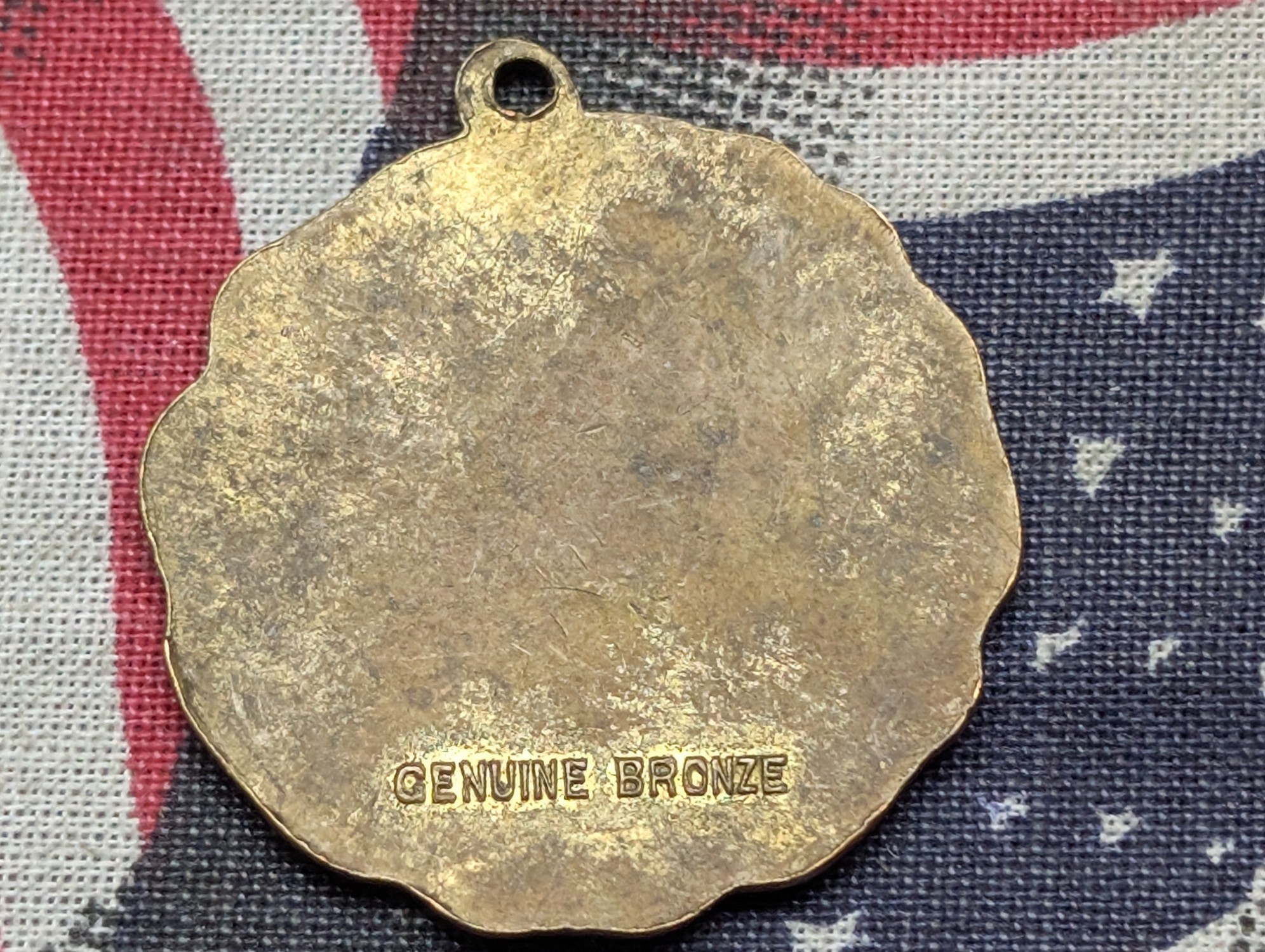 State of Ohio Great Seal Bronze Pendant