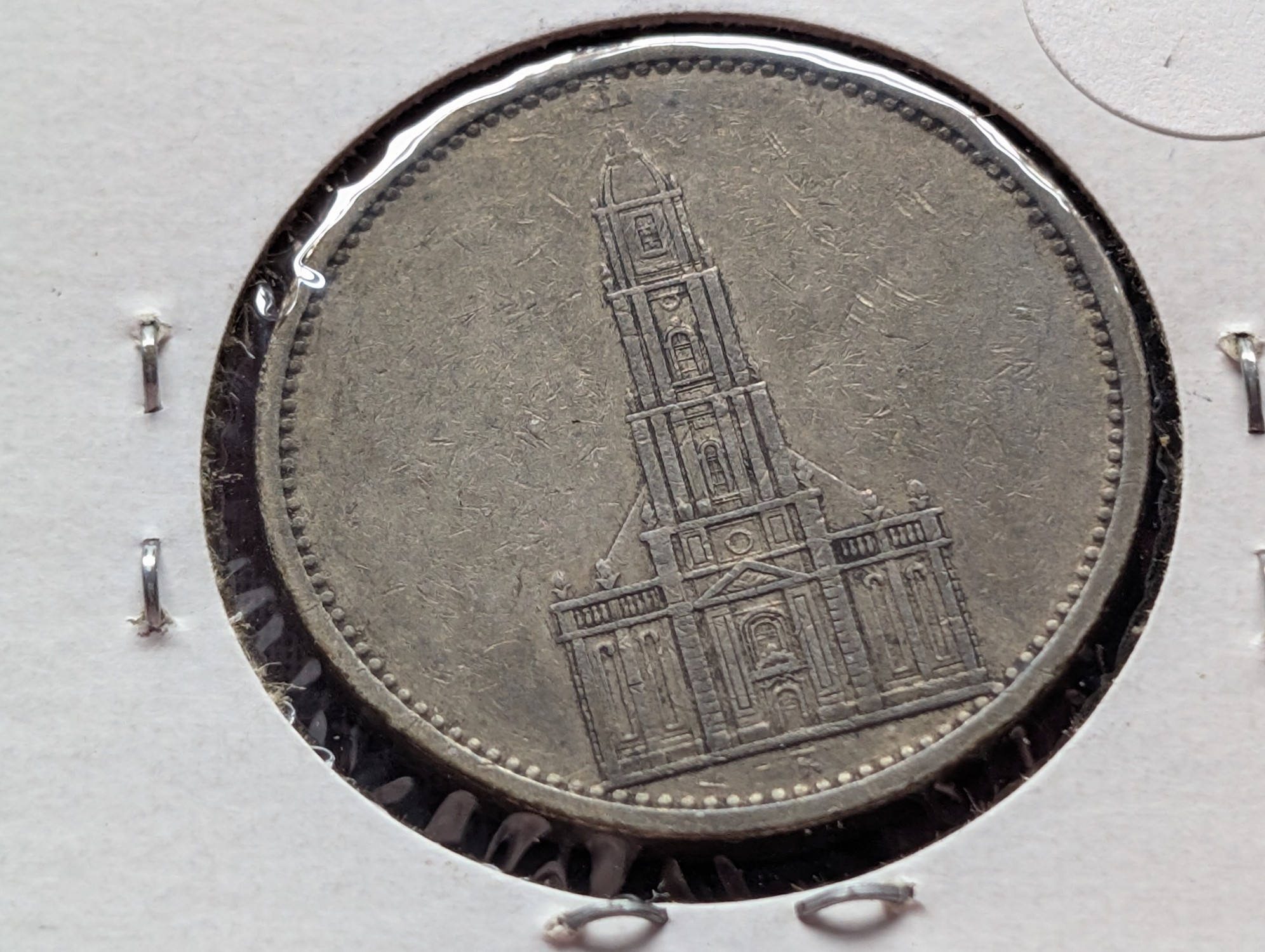 1935 German 5 Reichsmark, .900 Fine Silver, KM 83 - 13.88g