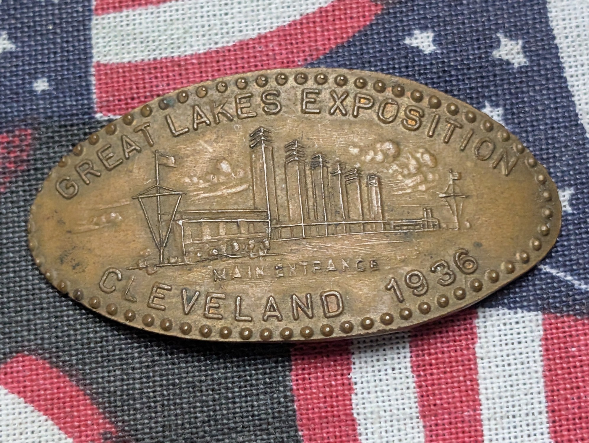 1933 Chicago World's Fair and 1936 Great Lakes Expo US Rolled Cents