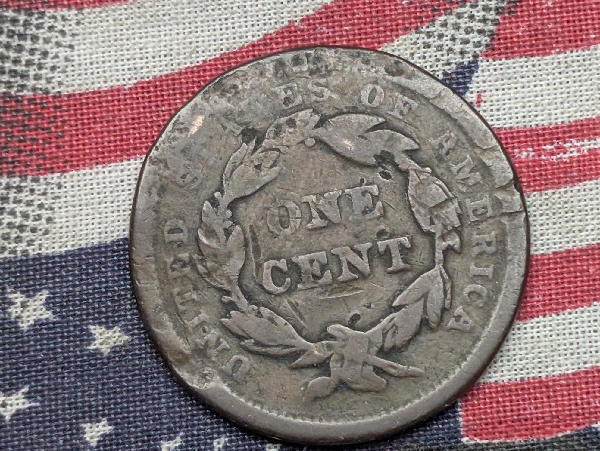 1840 U.S. Braided Hair Large Cent